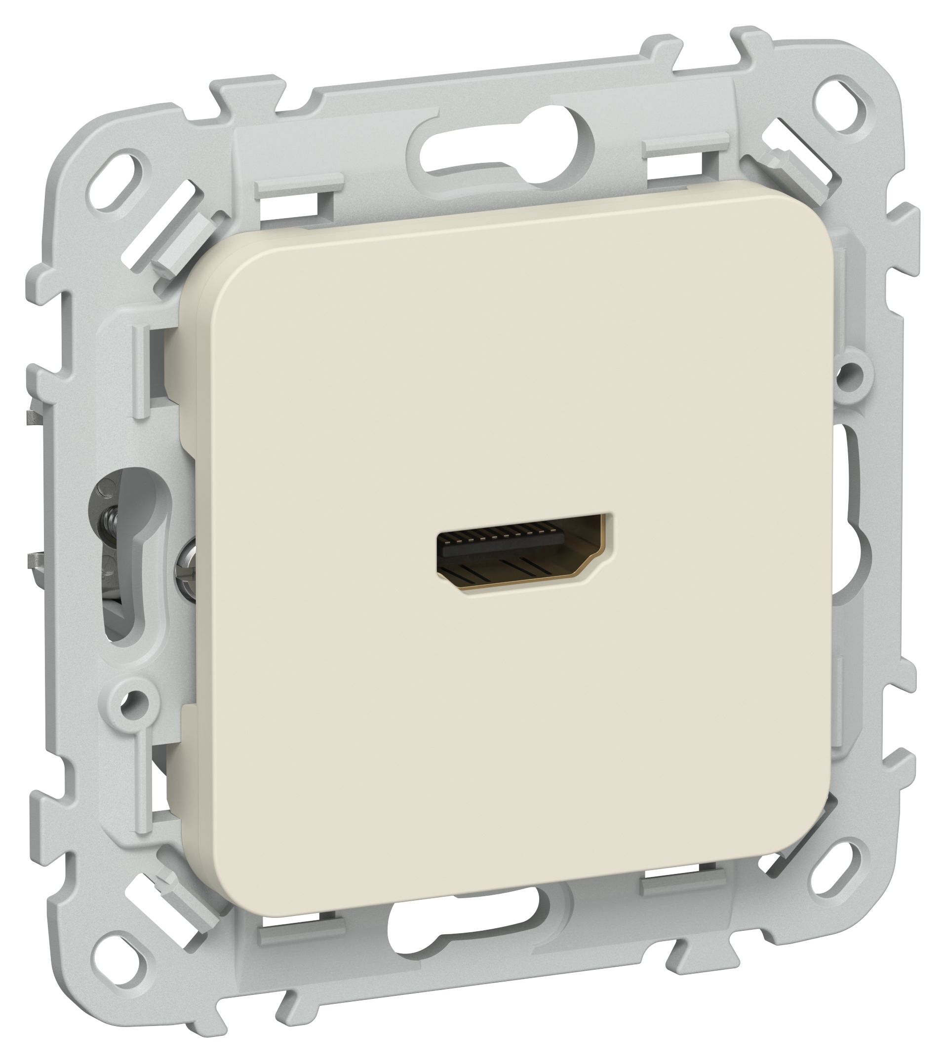 FLITE Розетка HDMI РШДМА-ФлСл сливочный IEK — фото