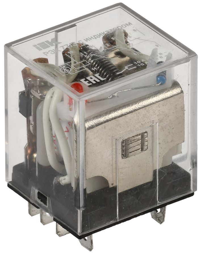 Реле РЭК77/3 с индикацией 10А 12В AC IEK