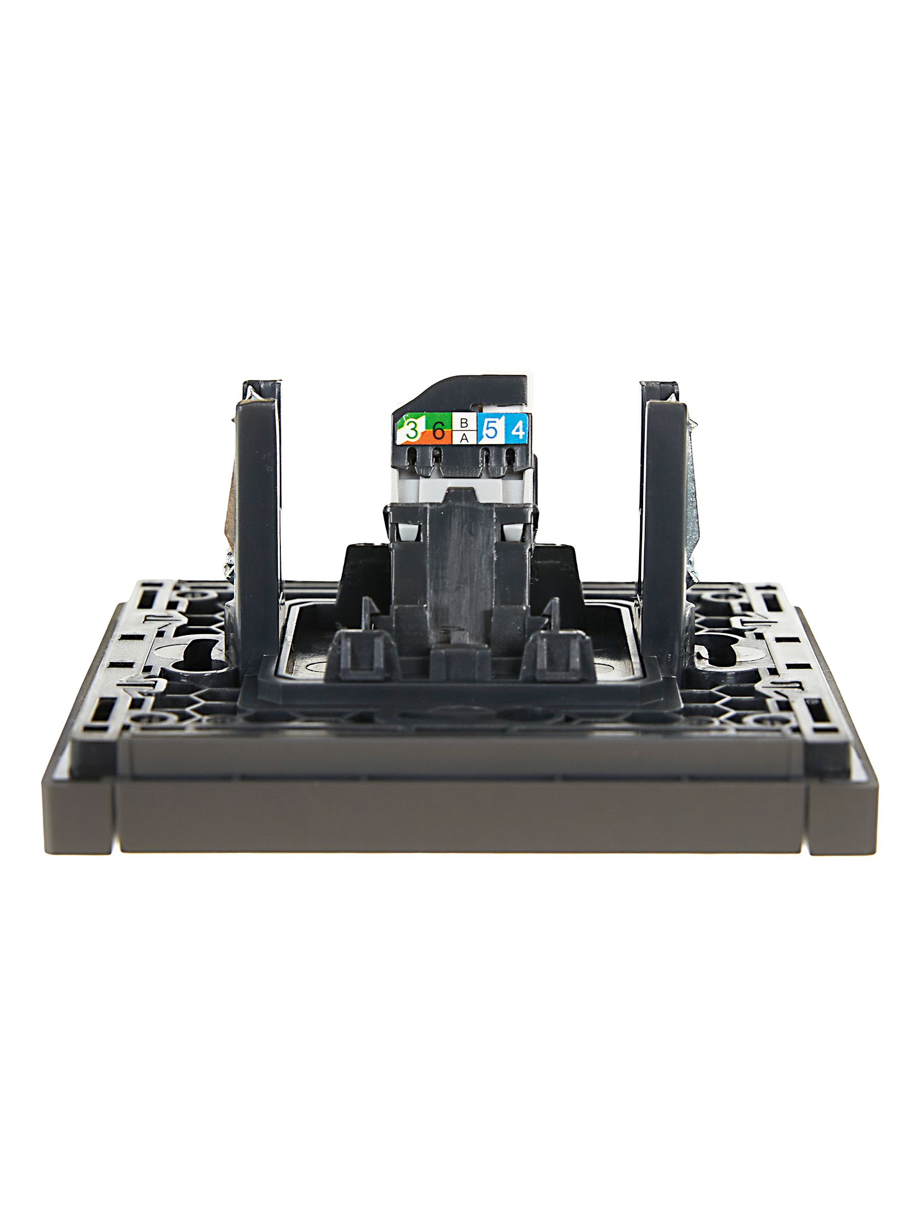 FORTE&PIANO Розетка компьютерная RJ45 кат.5E FP332 серый IEK — фото