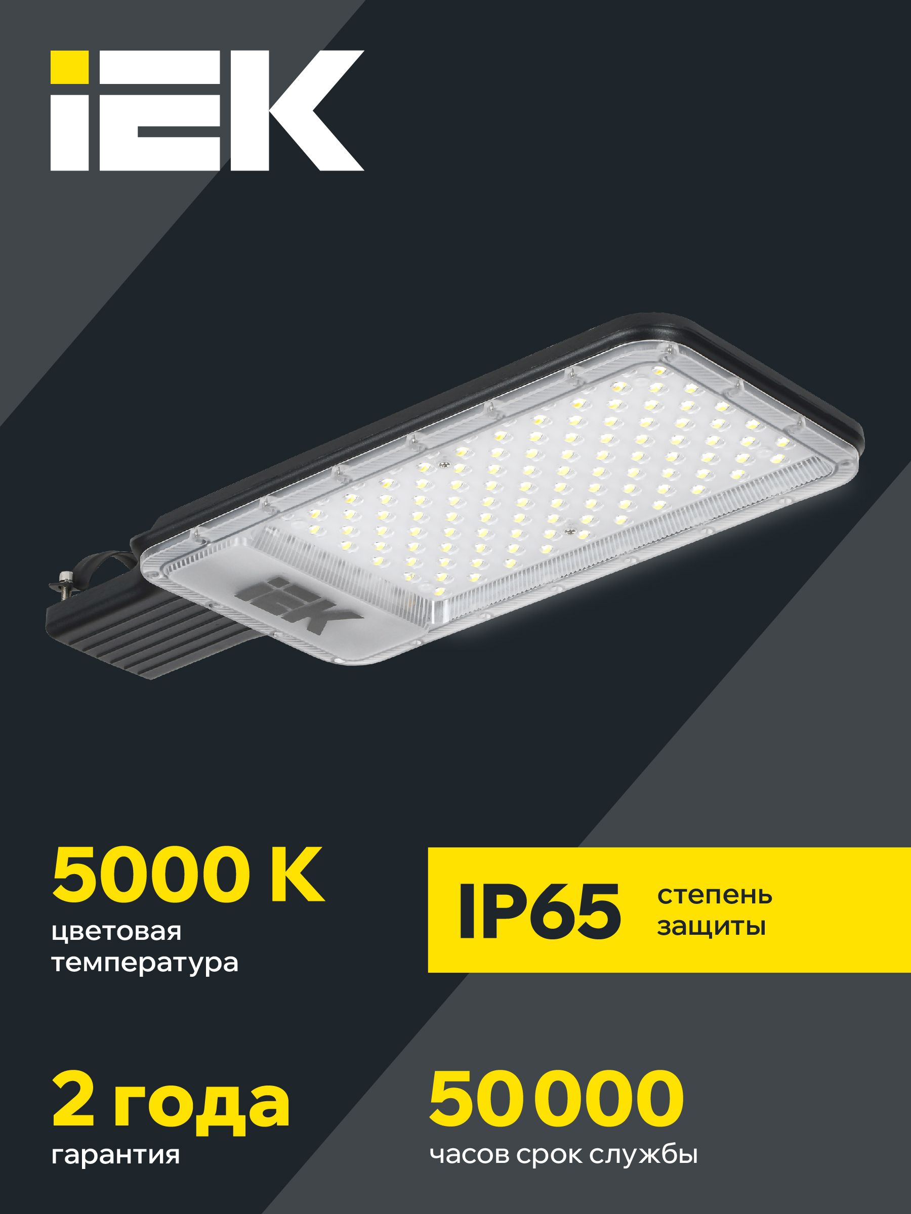 Светильник светодиодный консольный ДКУ 1011-150Ш 5000К IP65 IEK — фото
