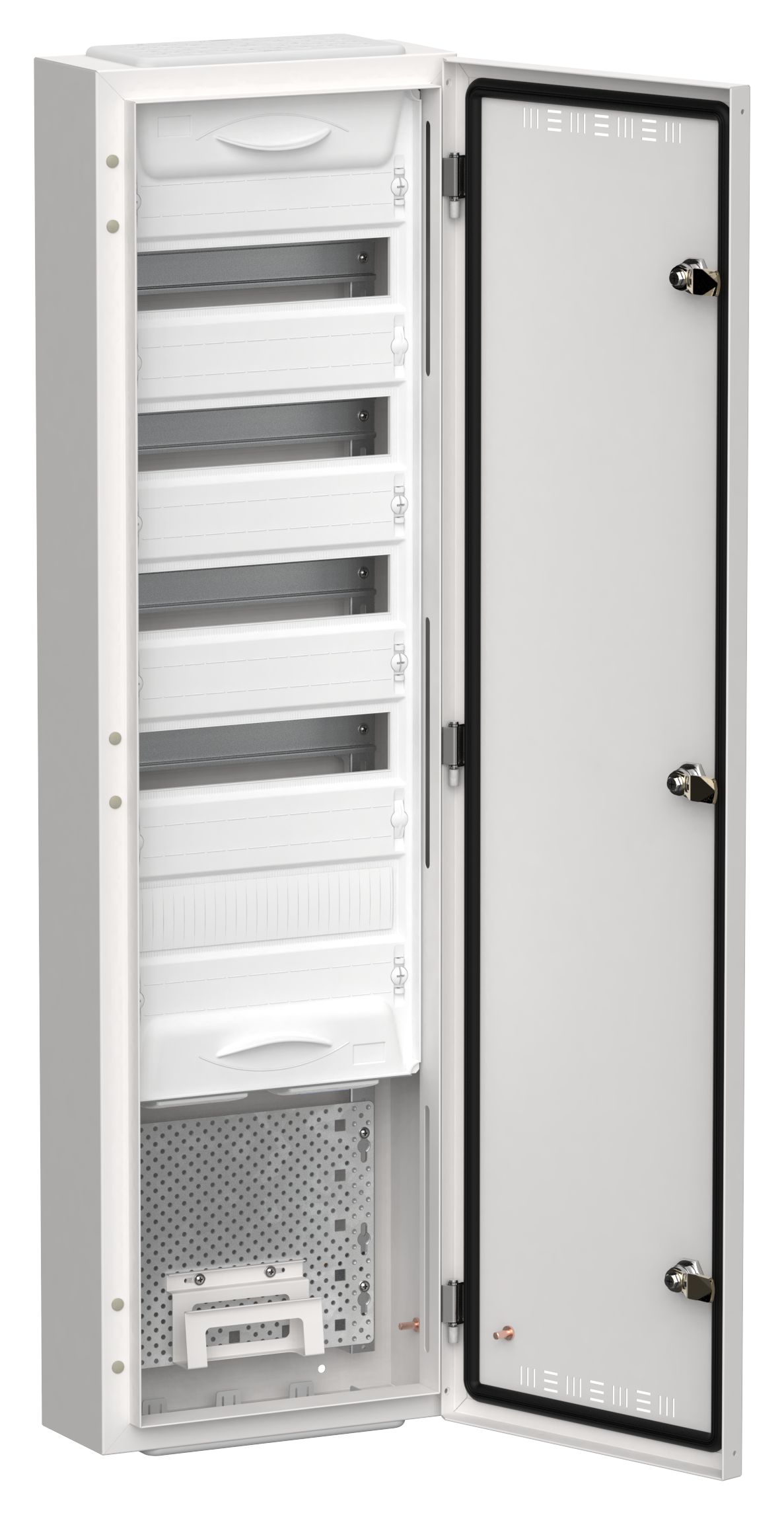 TITAN 5 Корпус комбинированный ЩРн-60 (1х84) 1085х310х140мм IP30 белый IEK