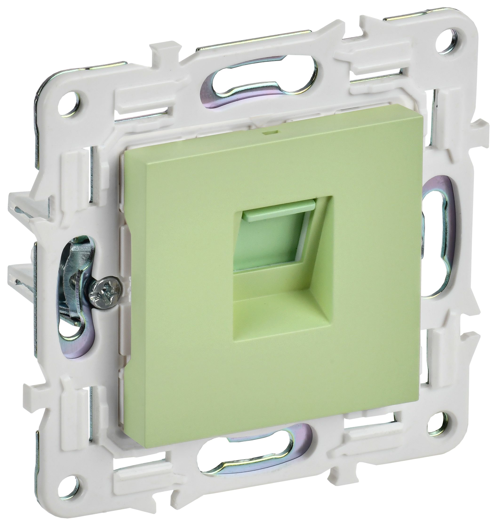 SKANDY Розетка компьютерная RJ45 кат.5E SK-K01G мятный IEK — фото