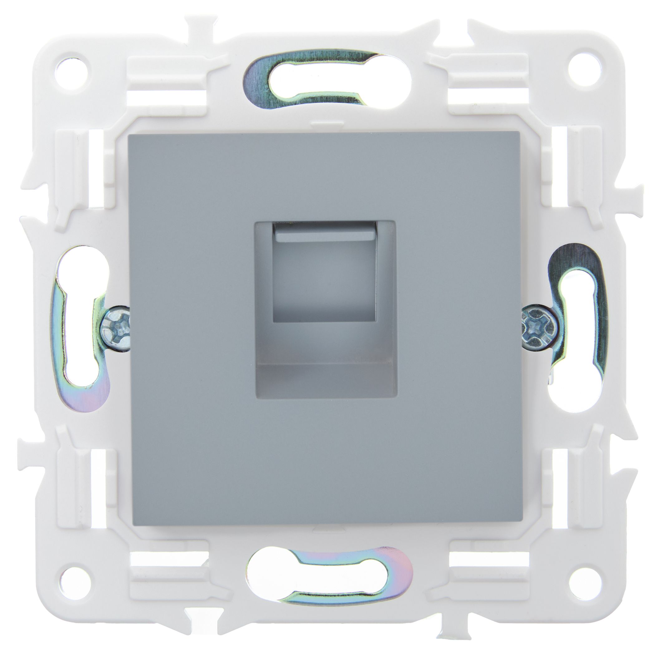 SKANDY Розетка компьютерная RJ45 кат.5E SK-K01Gr серый IEK — фото