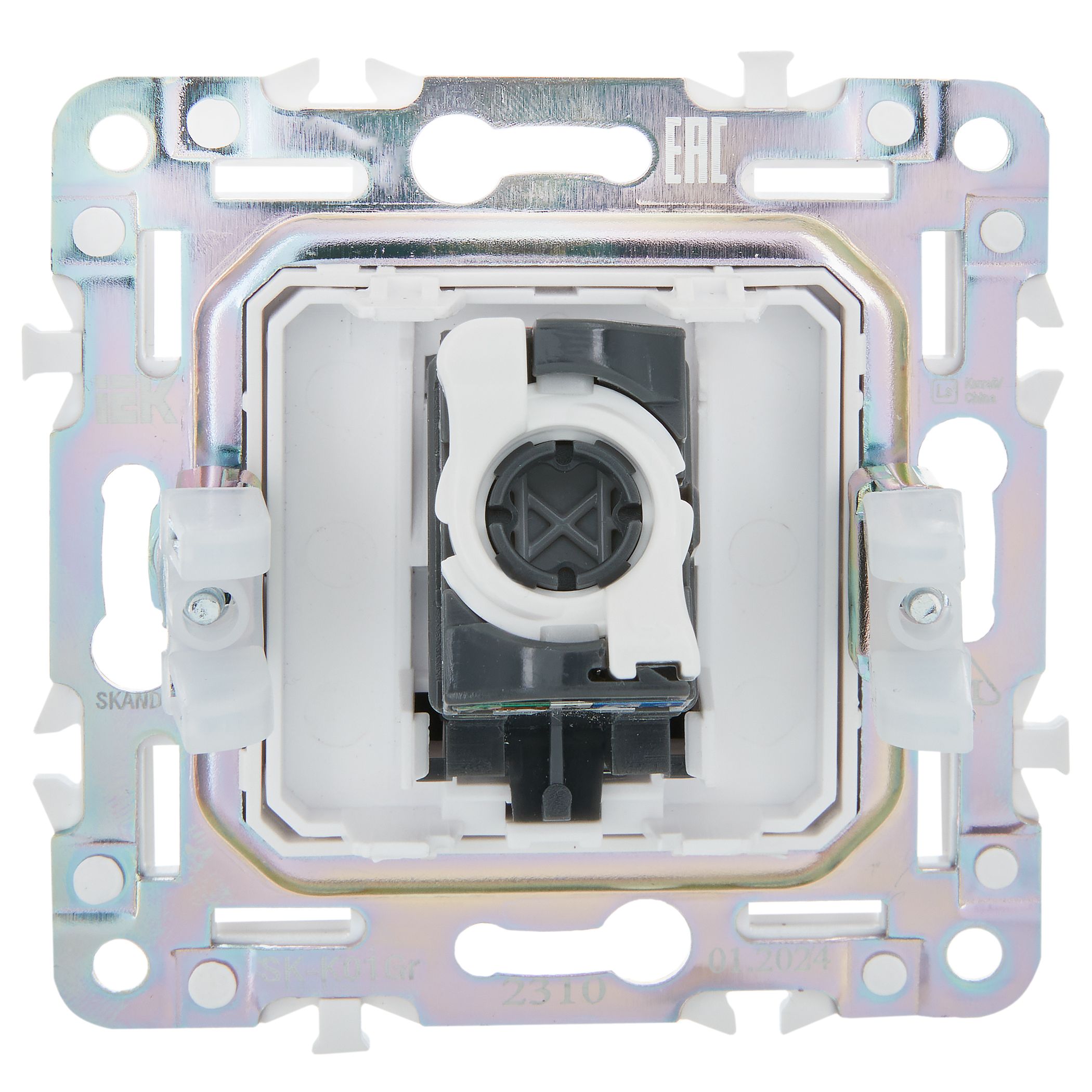 SKANDY Розетка компьютерная RJ45 кат.5E SK-K01Gr серый IEK — фото