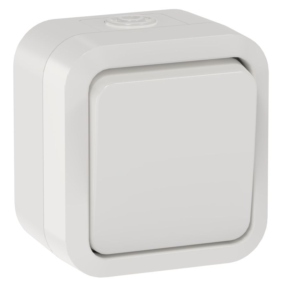 TORS Переключатель одноклавишный 10А IP55 TS301 белый IEK — фото
