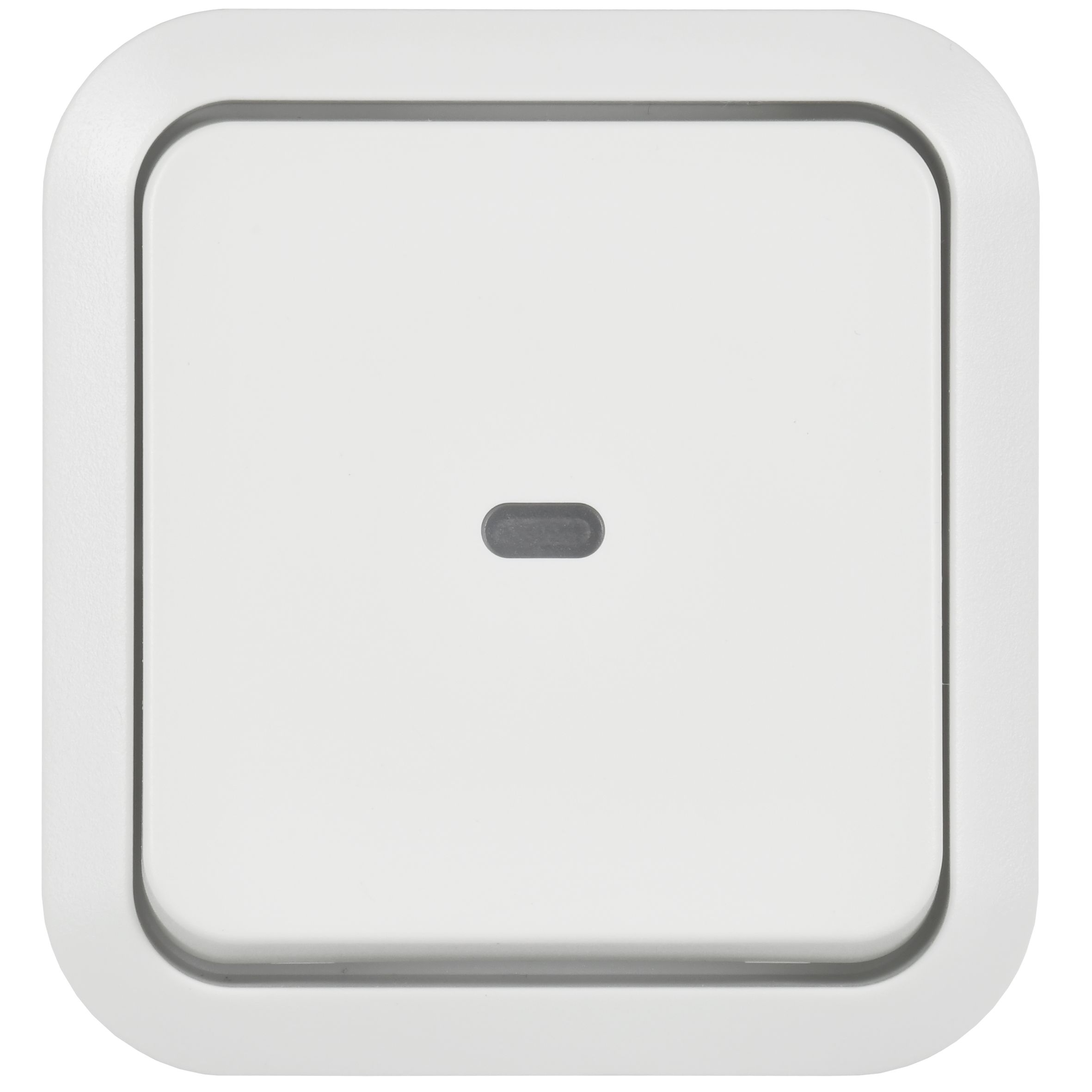TORS Переключатель одноклавишный с индикацией 10А IP55 TS302 белый IEK — фото