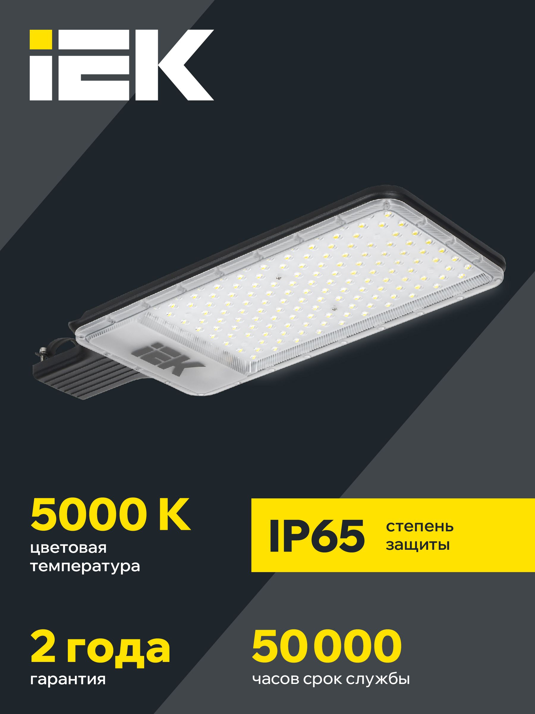 Светильник светодиодный консольный ДКУ 1011-200Ш 5000К IP65 IEK — фото