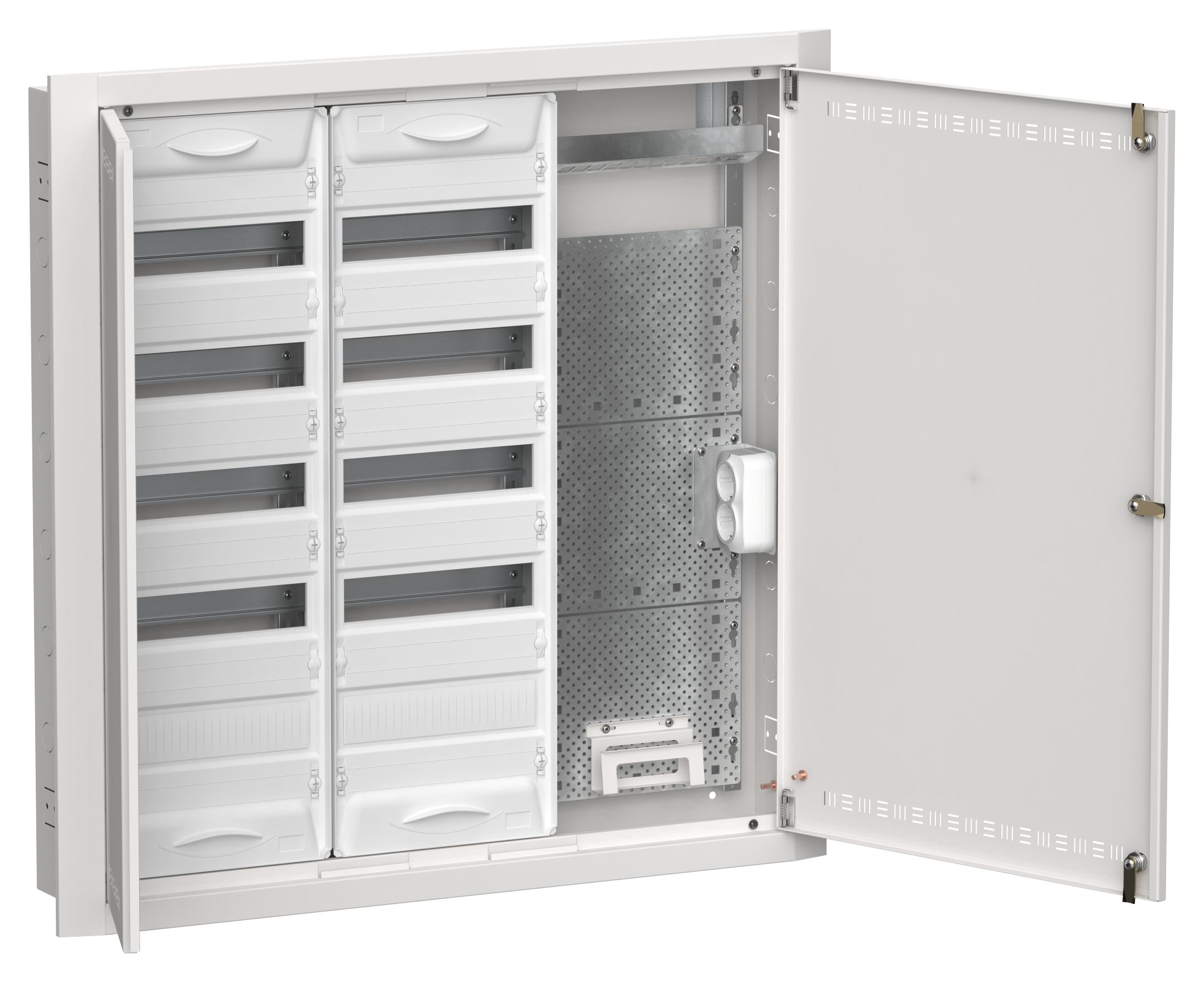 TITAN 5 Корпус комбинированный ЩРв-120 (3х60) 880х885х130мм IP30 белый IEK