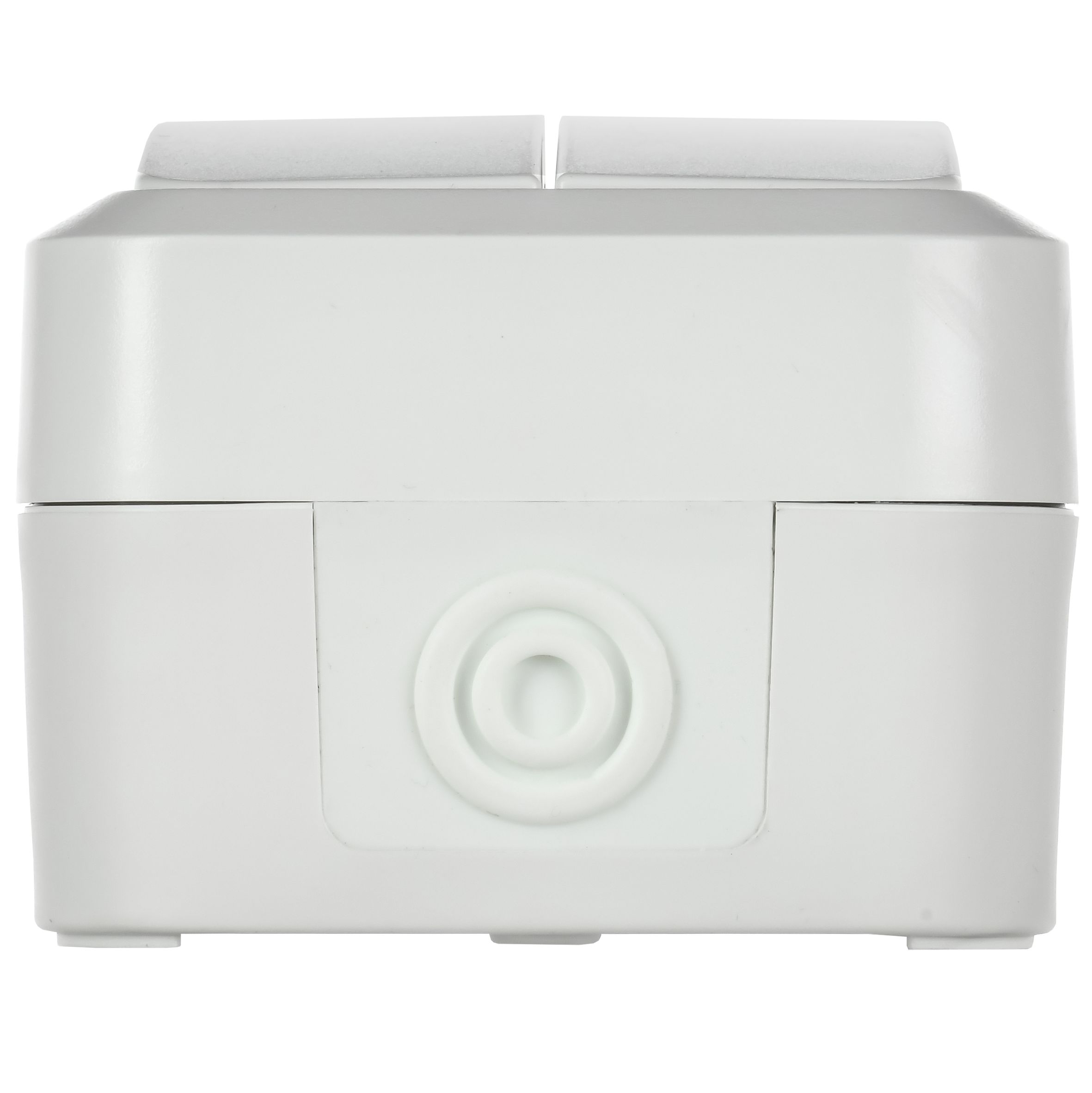 TORS Выключатель двухклавишный 10А IP55 TS305 белый IEK — фото
