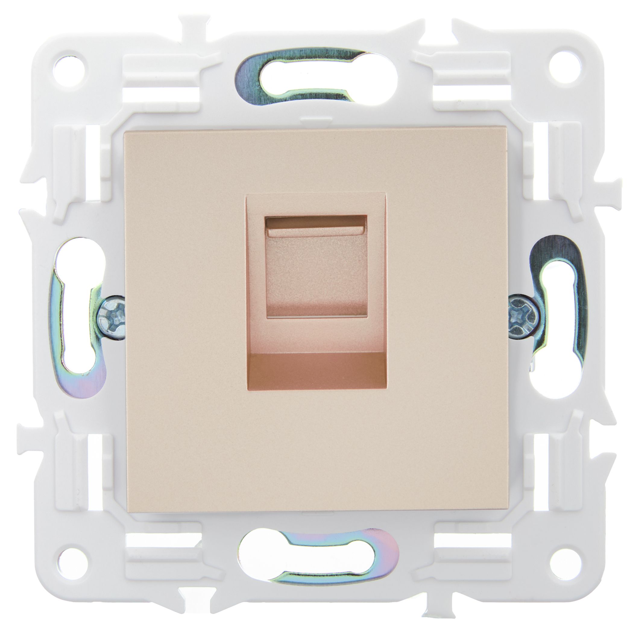 SKANDY Розетка компьютерная RJ45 кат.5E SK-K01Sa песочный IEK — фото