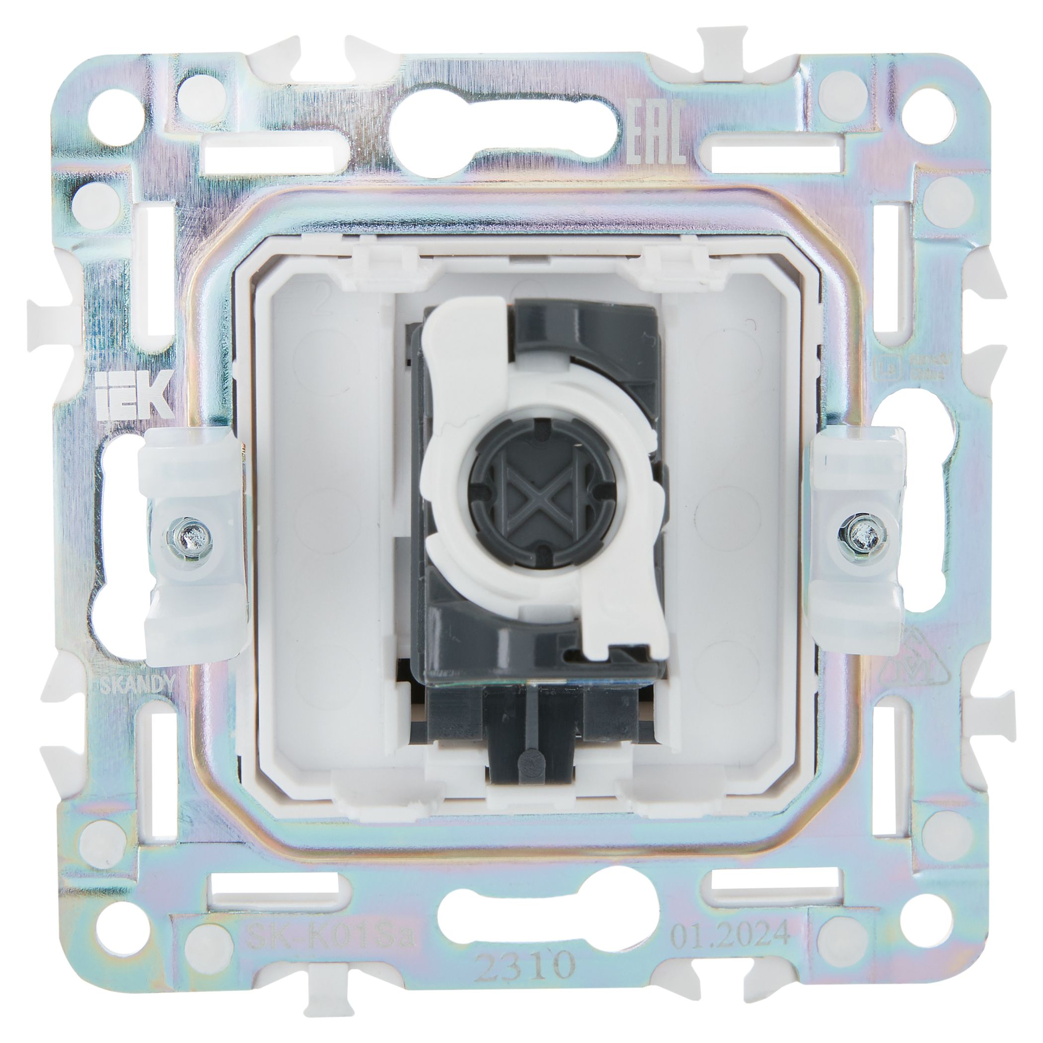 SKANDY Розетка компьютерная RJ45 кат.5E SK-K01Sa песочный IEK — фото