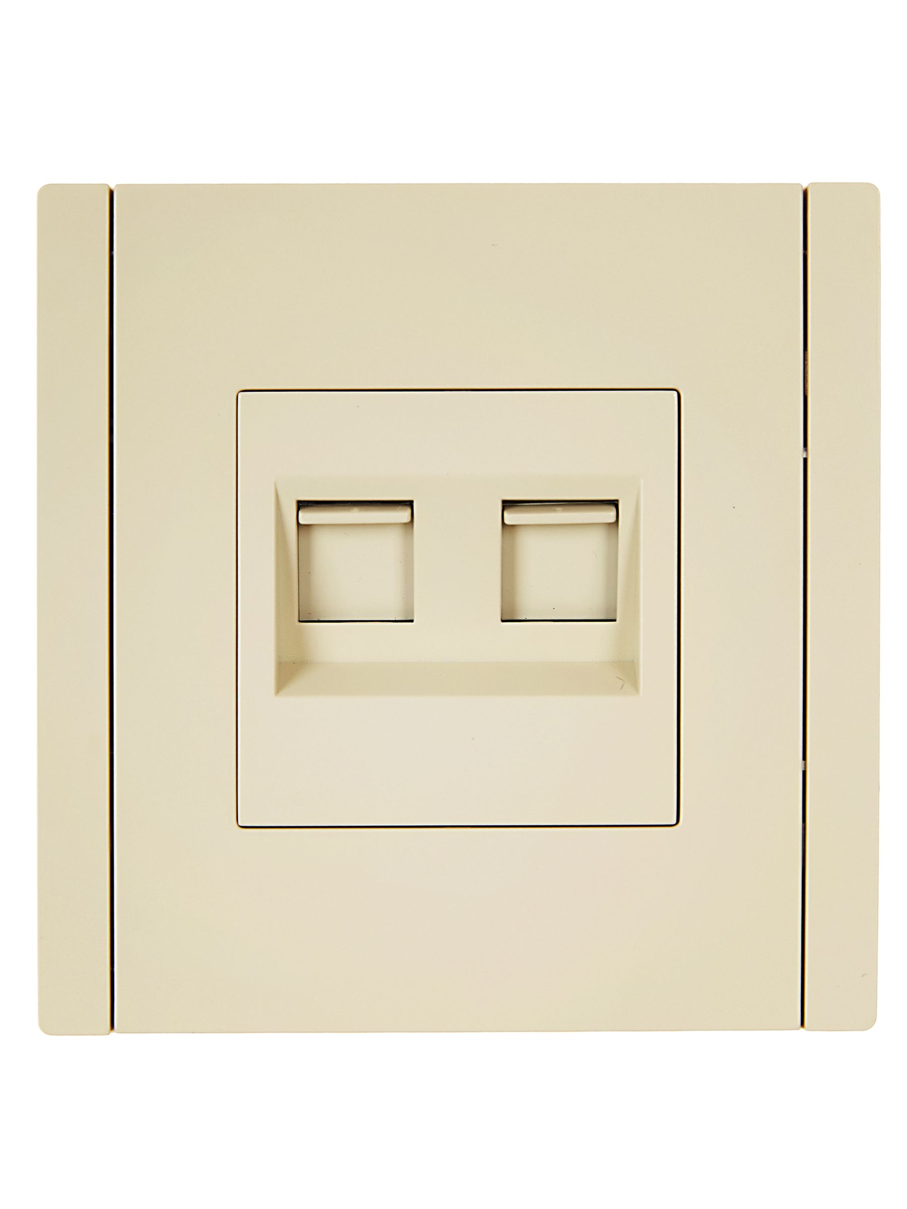 FORTE&PIANO Розетка компьютерная двойная RJ45 кат.5E FP433 ваниль IEK — фото