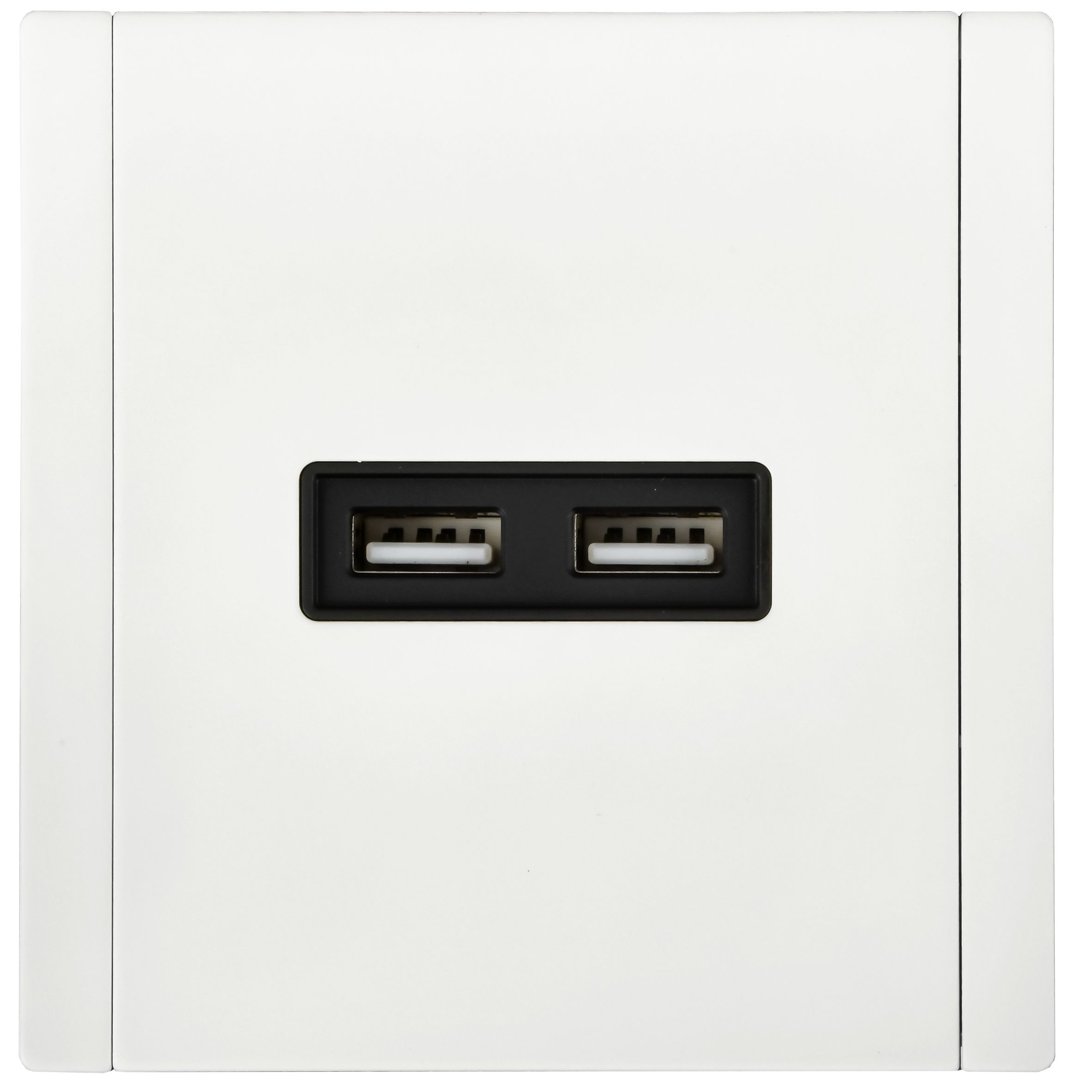 FORTE&PIANO Розетка USB A+A 3,1А FP249M металл белый IEK — фото