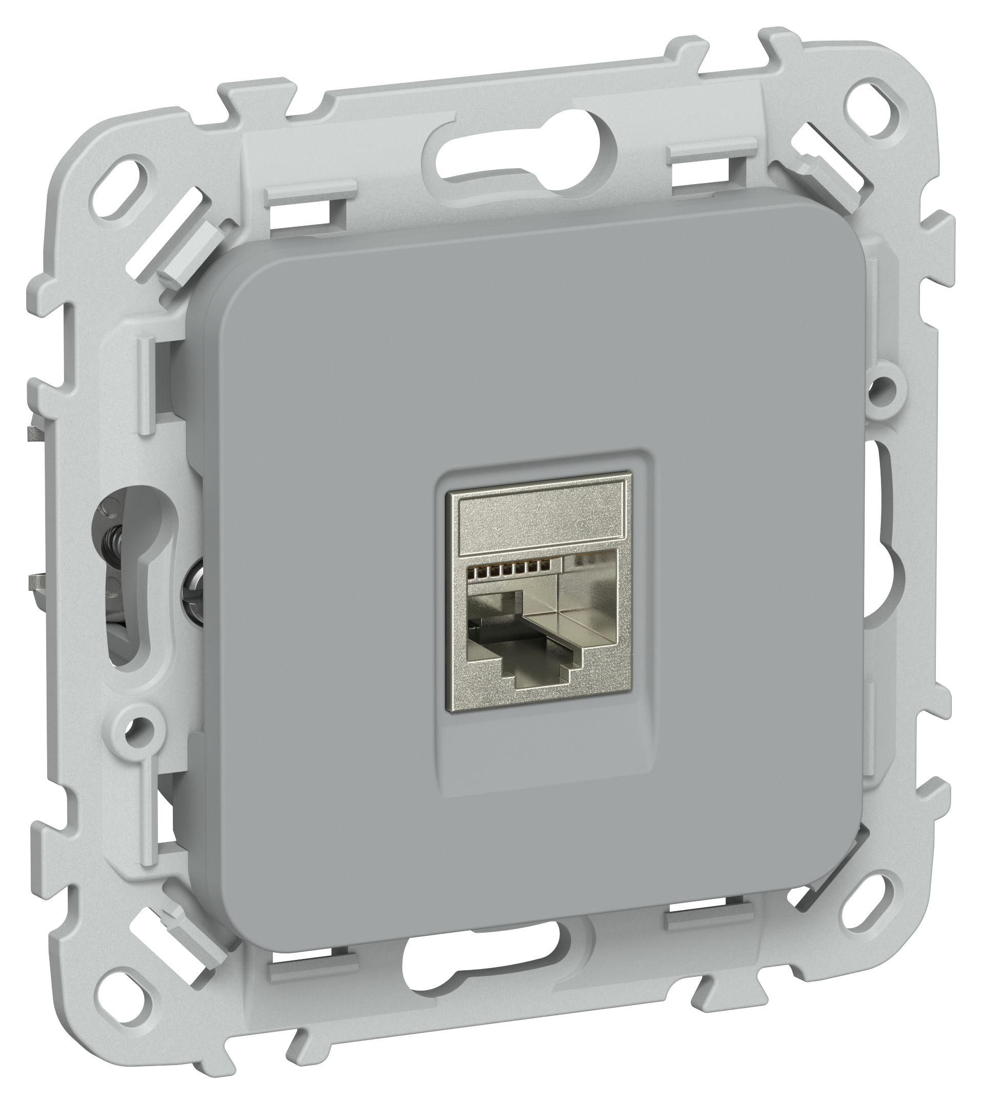 FLITE Розетка компьютерная RJ45 категория 6 STP РК6-1-1-ФлС серый IEK