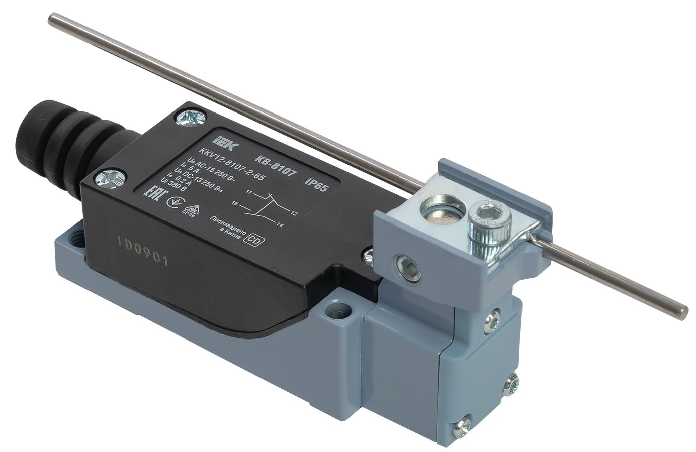 Выключатель концевой КВ-8107 регулируемый стержень IP65 IEK