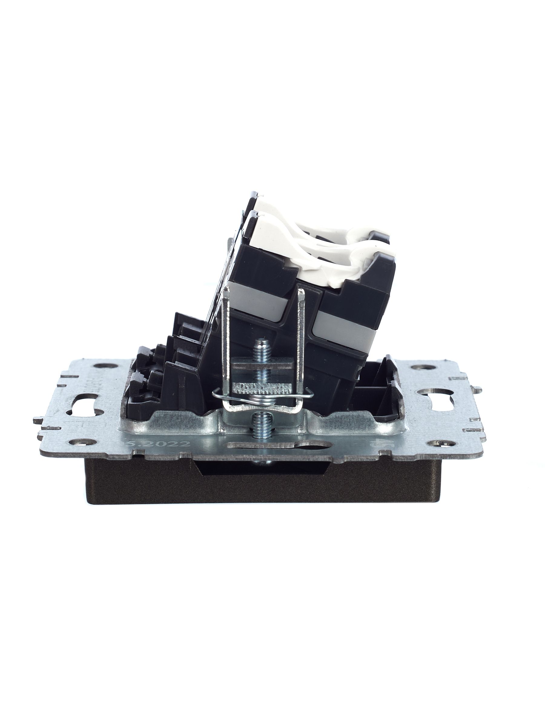 BRITE Розетка компьютерная двойная RJ45 кат.5E РК10-2-БрТБ темная бронза IEK — фото