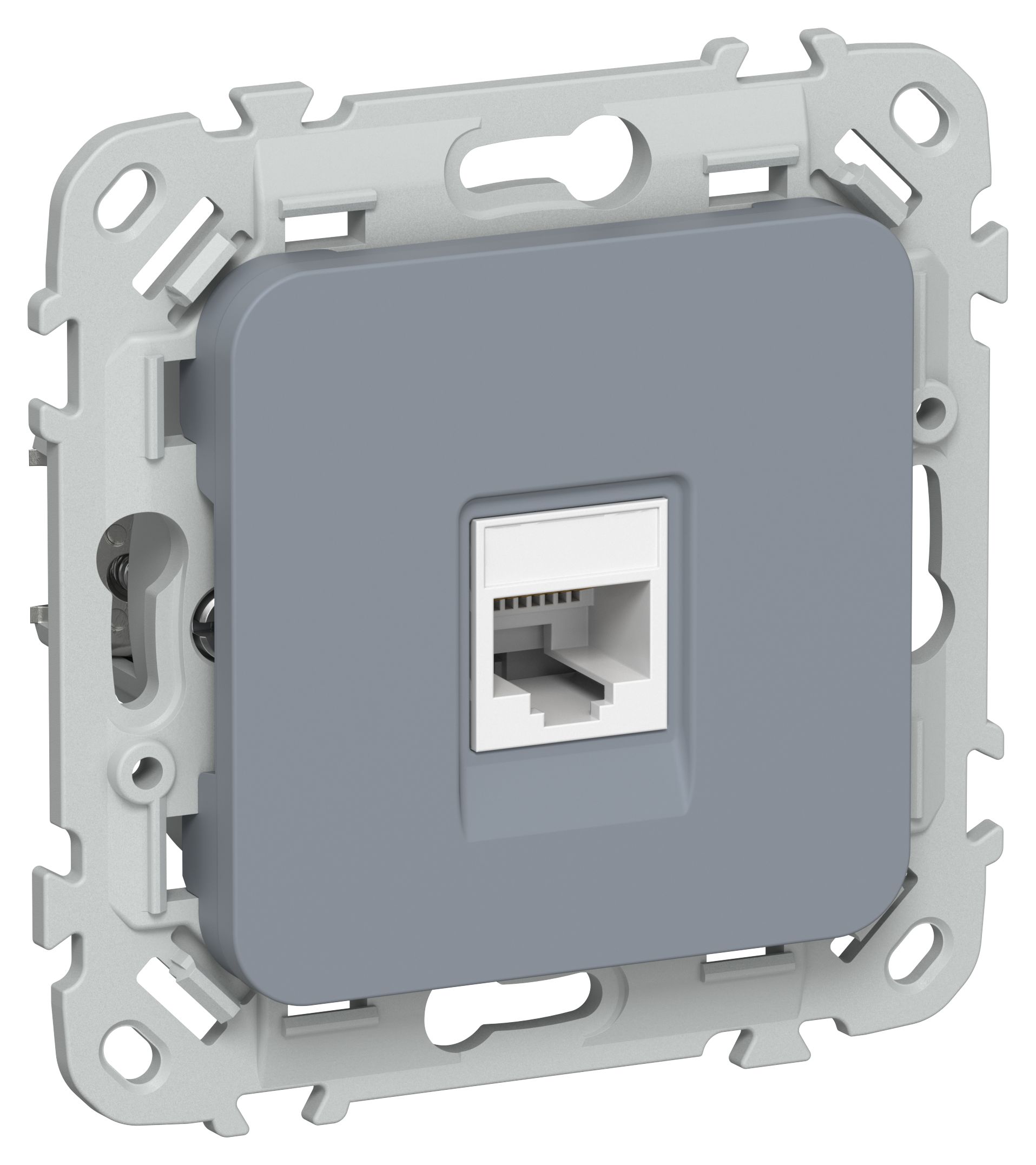 FLITE Розетка компьютерная RJ45 категория 5Е UTP РК5е-1-0-ФлМ маренго IEK