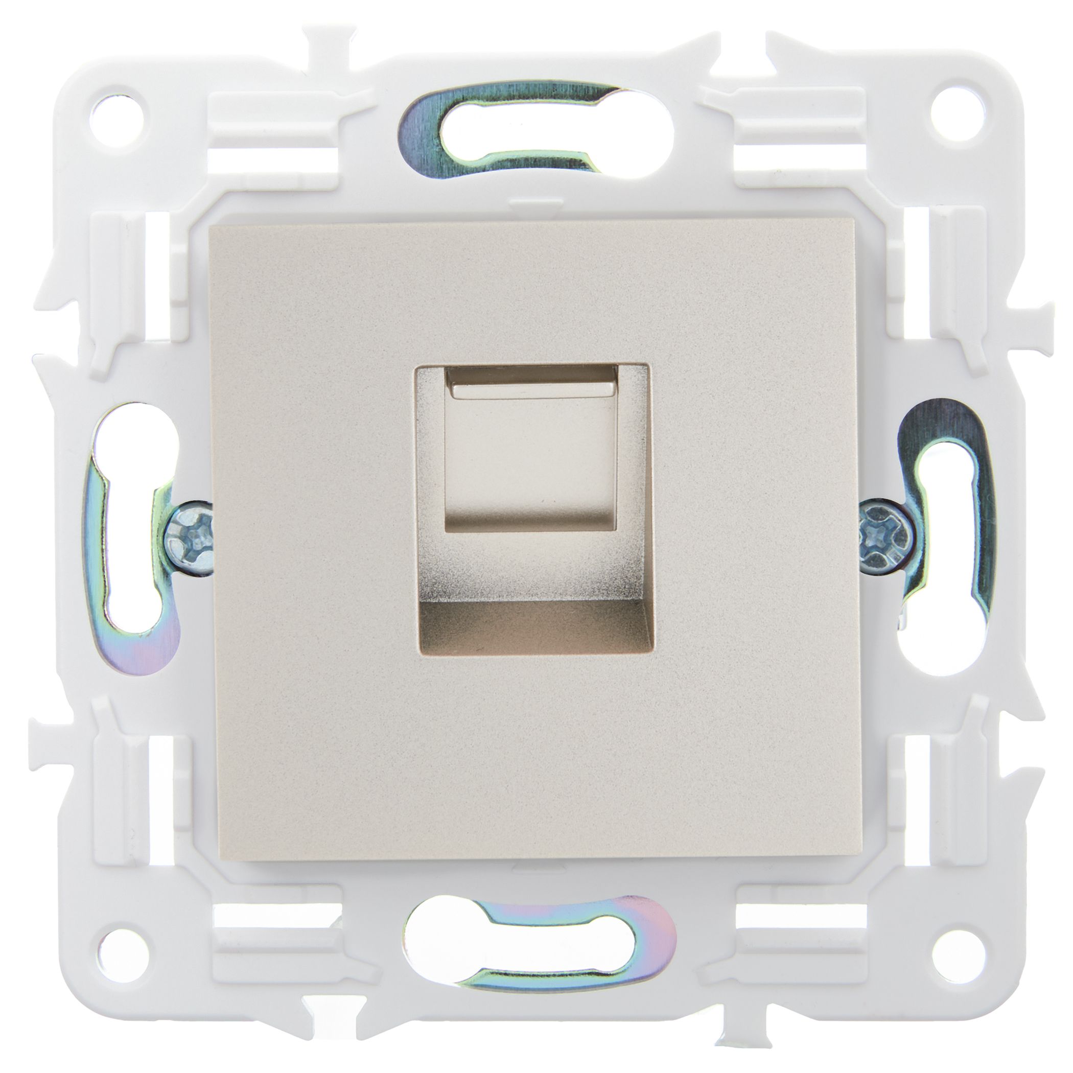SKANDY Розетка компьютерная RJ45 кат.5E SK-K01Sh шампань IEK — фото