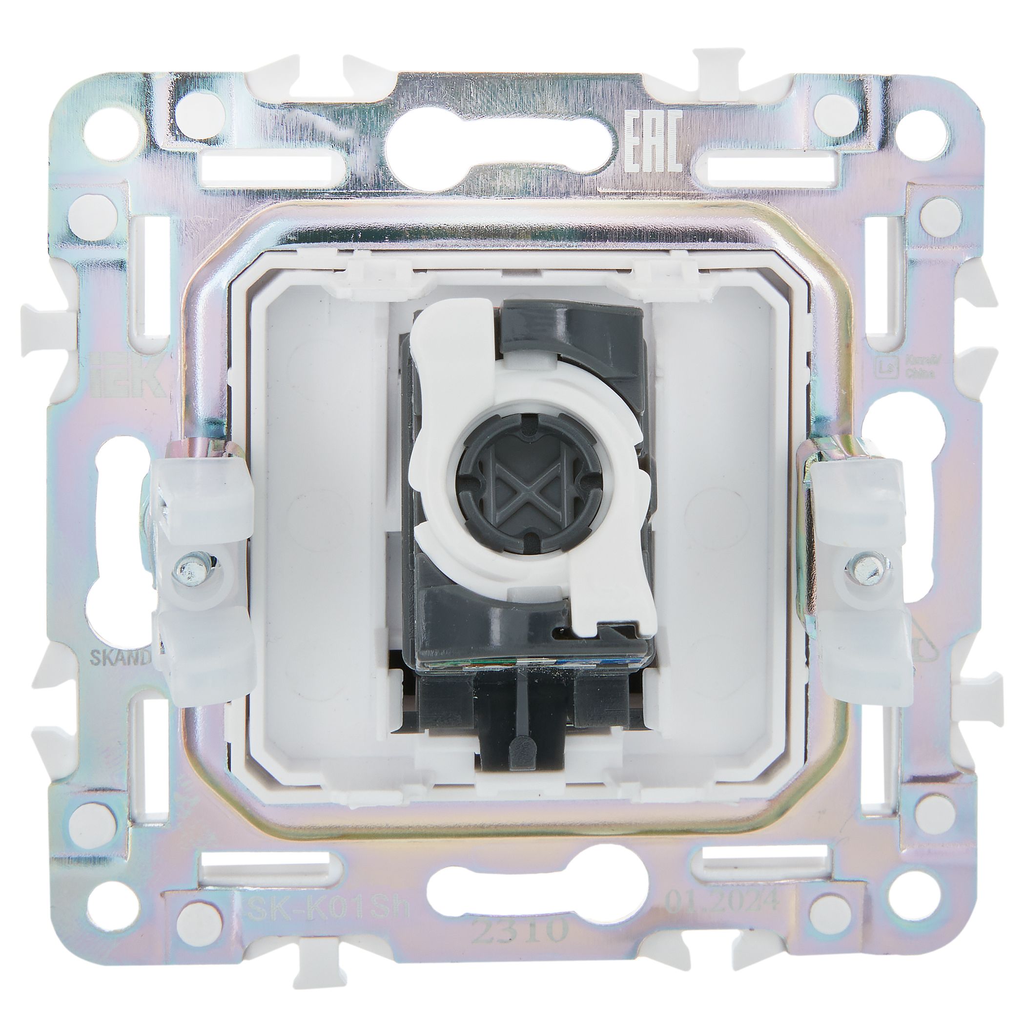 SKANDY Розетка компьютерная RJ45 кат.5E SK-K01Sh шампань IEK — фото