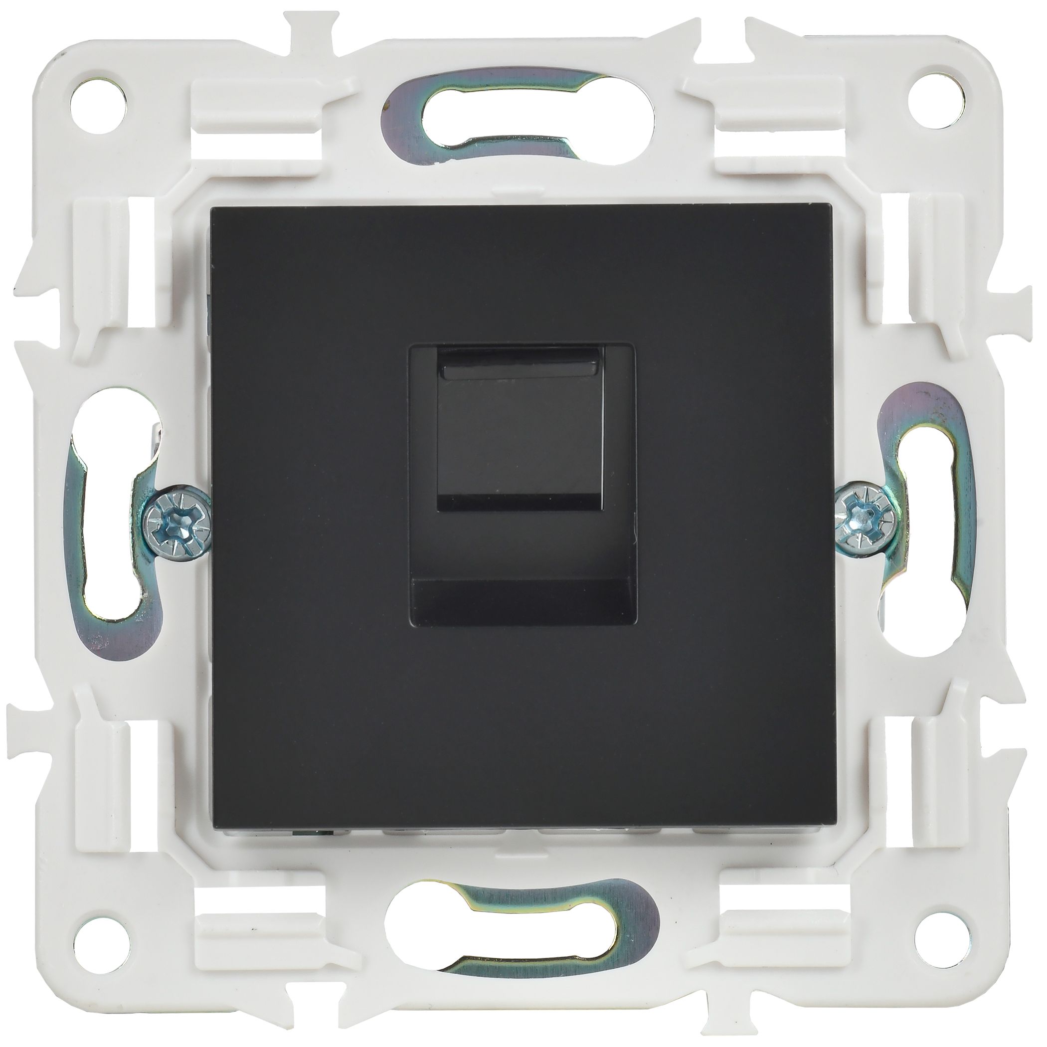SKANDY Розетка компьютерная RJ45 кат.5E SK-K01Bl черный IEK — фото
