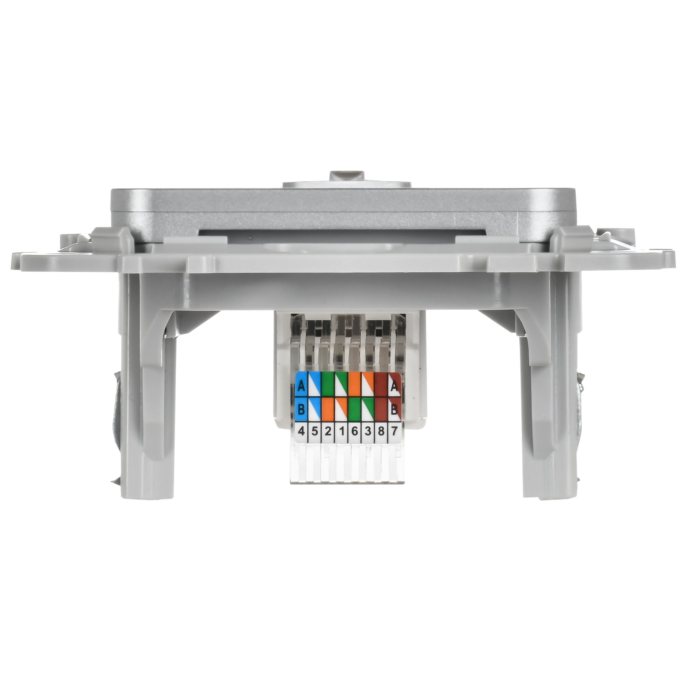 FLITE Розетка компьютерная RJ45 категория 5Е UTP РК5е-1-0-ФлА алюминий IEK — фото