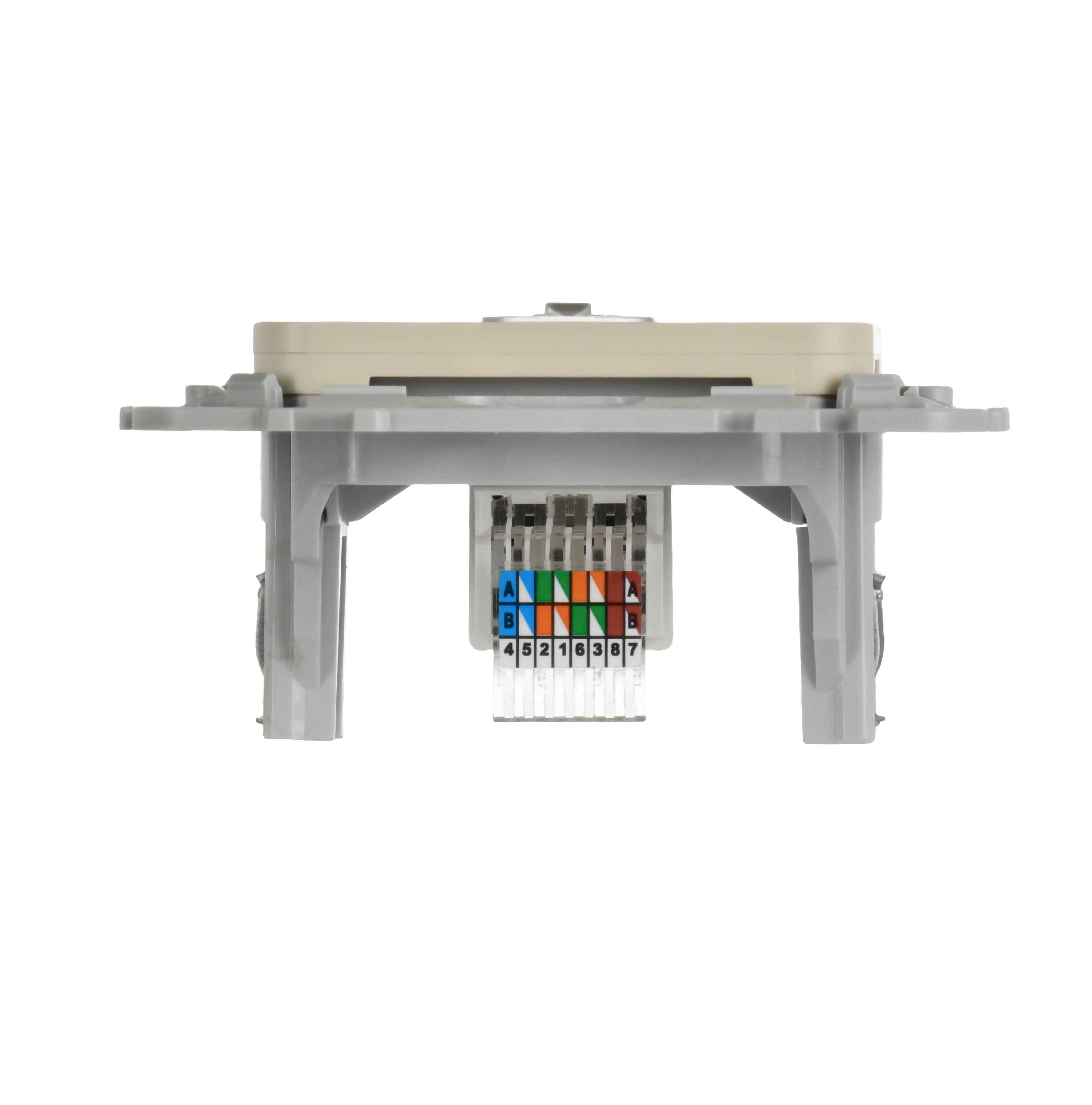 FLITE Розетка компьютерная RJ45 категория 5Е UTP РК5е-1-0-ФлСл сливочный IEK — фото