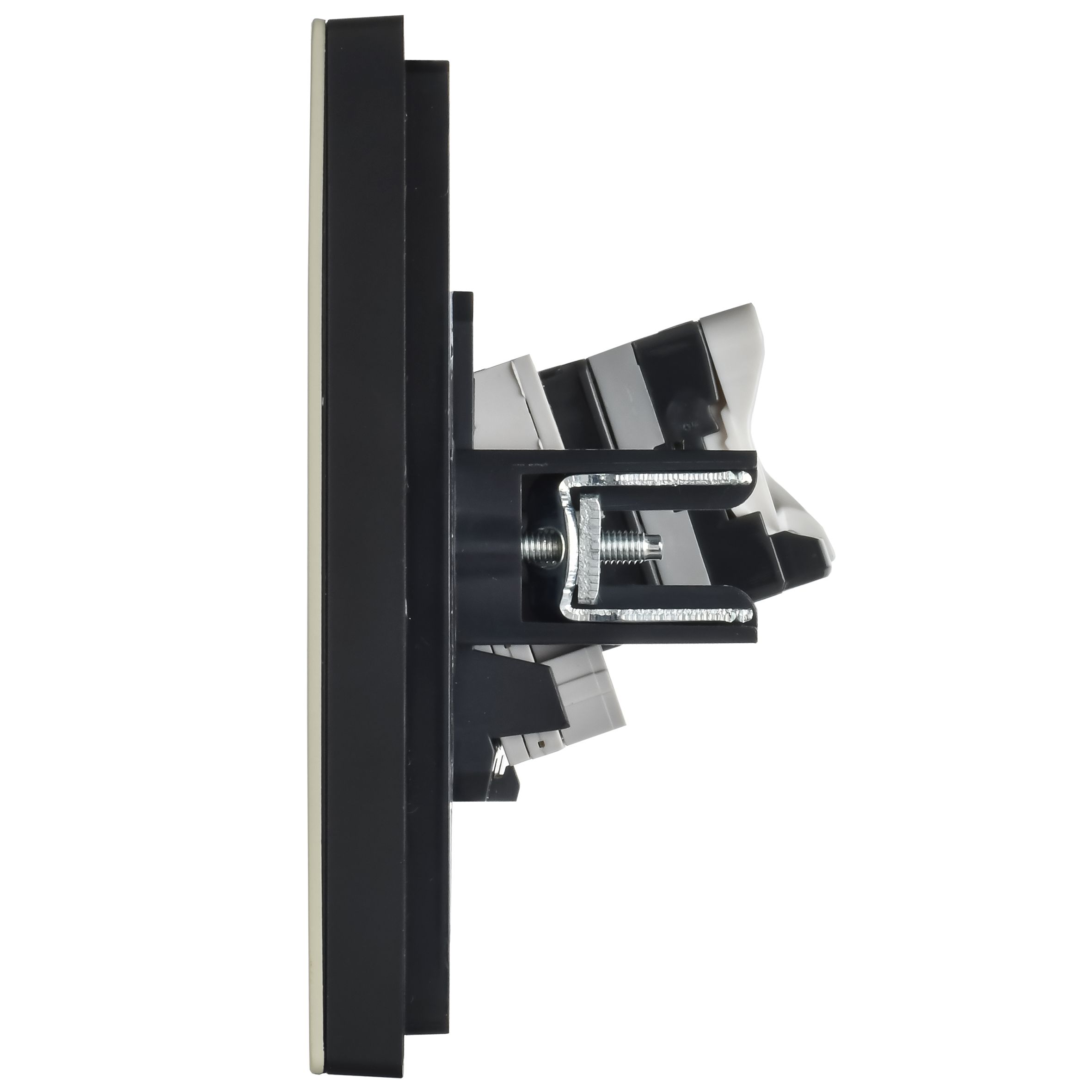 FORTE&PIANO Розетка двойная RJ11+RJ45 кат.5E FP835M металл слоновая кость IEK — фото