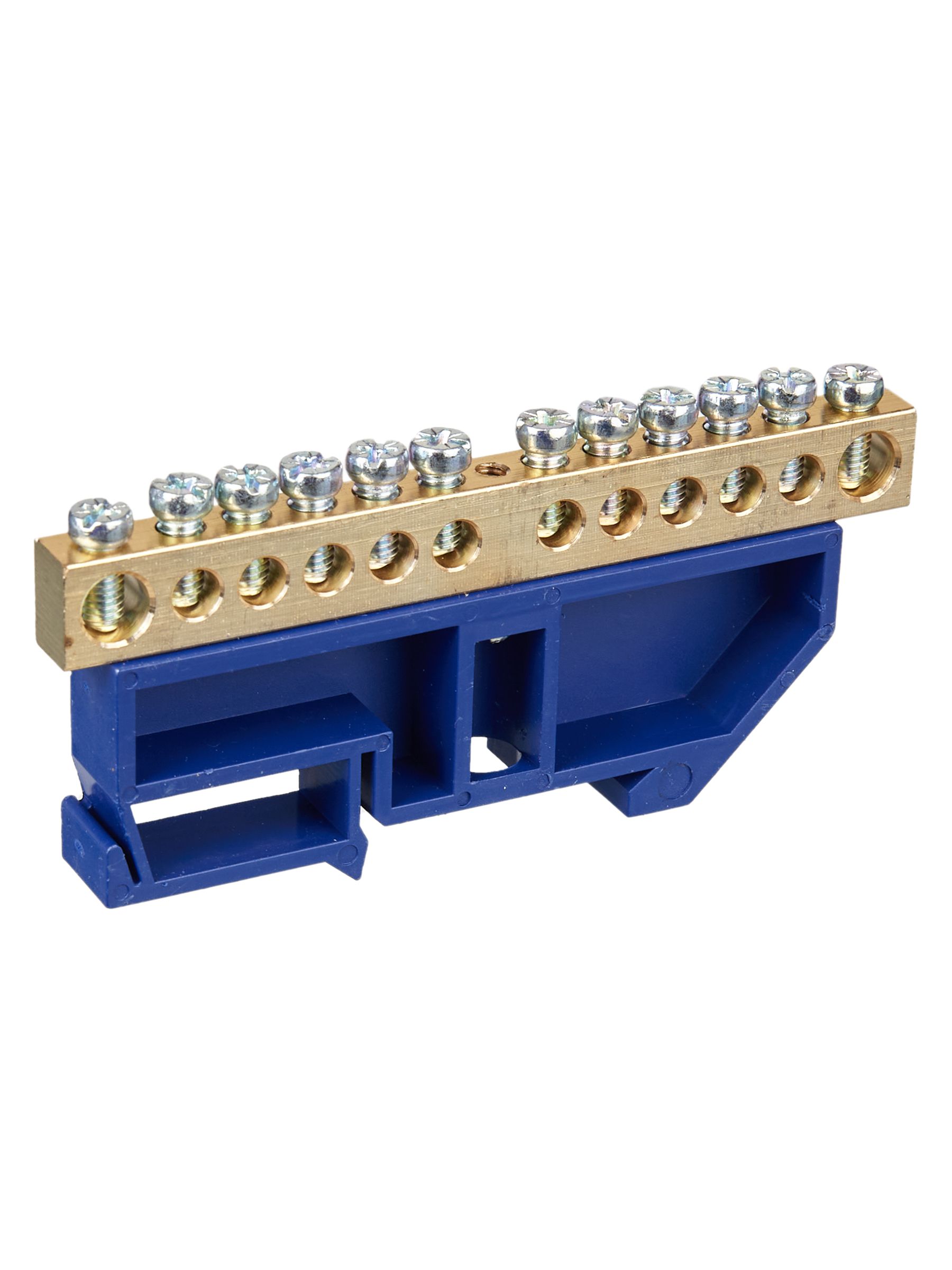 Шина N "ноль" на DIN-изол ШНИ-8х12-12-Д-С IEK — фото