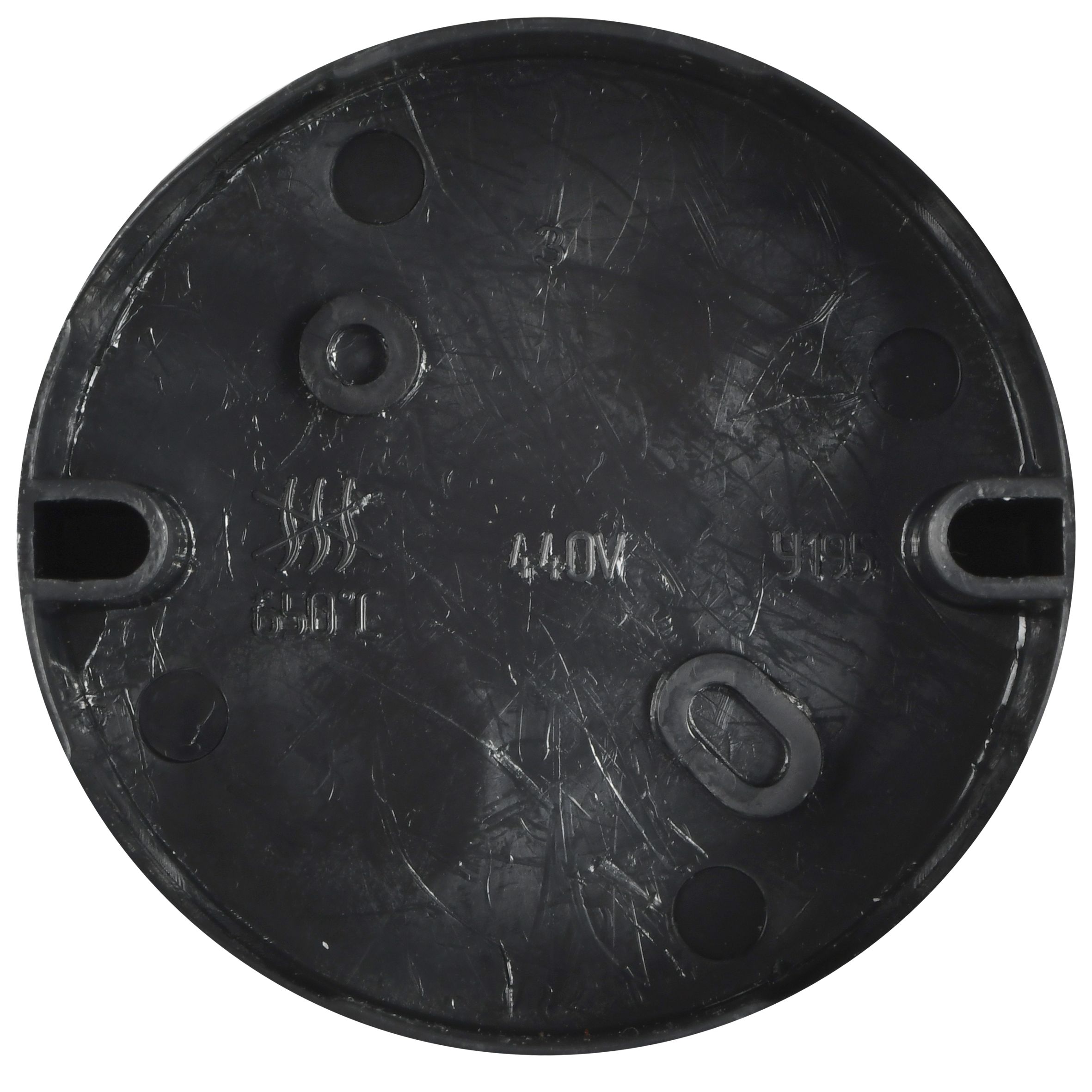 Коробка распаячная У195 D=65х30мм для твердых стен (с крышкой) IEK — фото