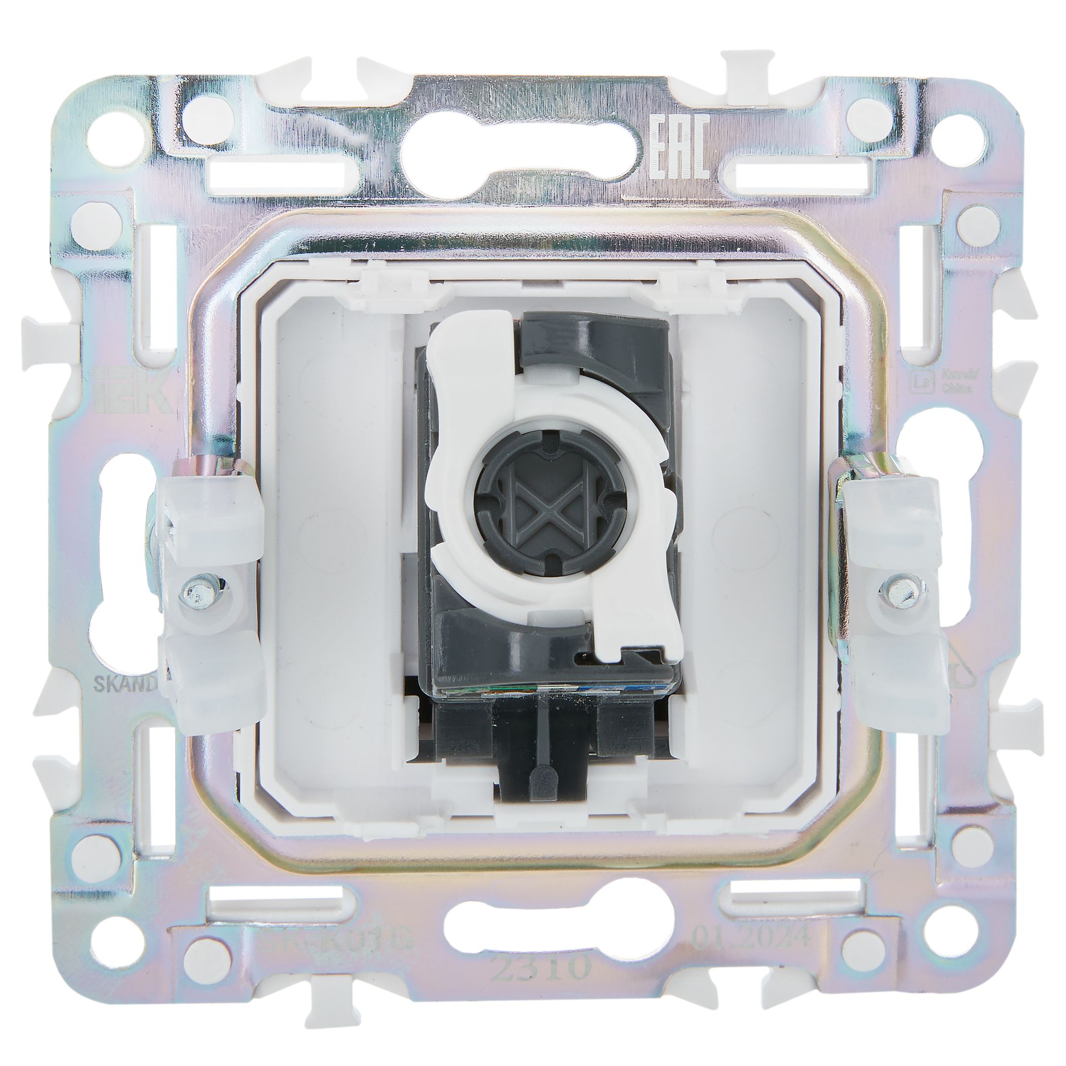 SKANDY Розетка компьютерная RJ45 кат.5E SK-K01G графит IEK — фото