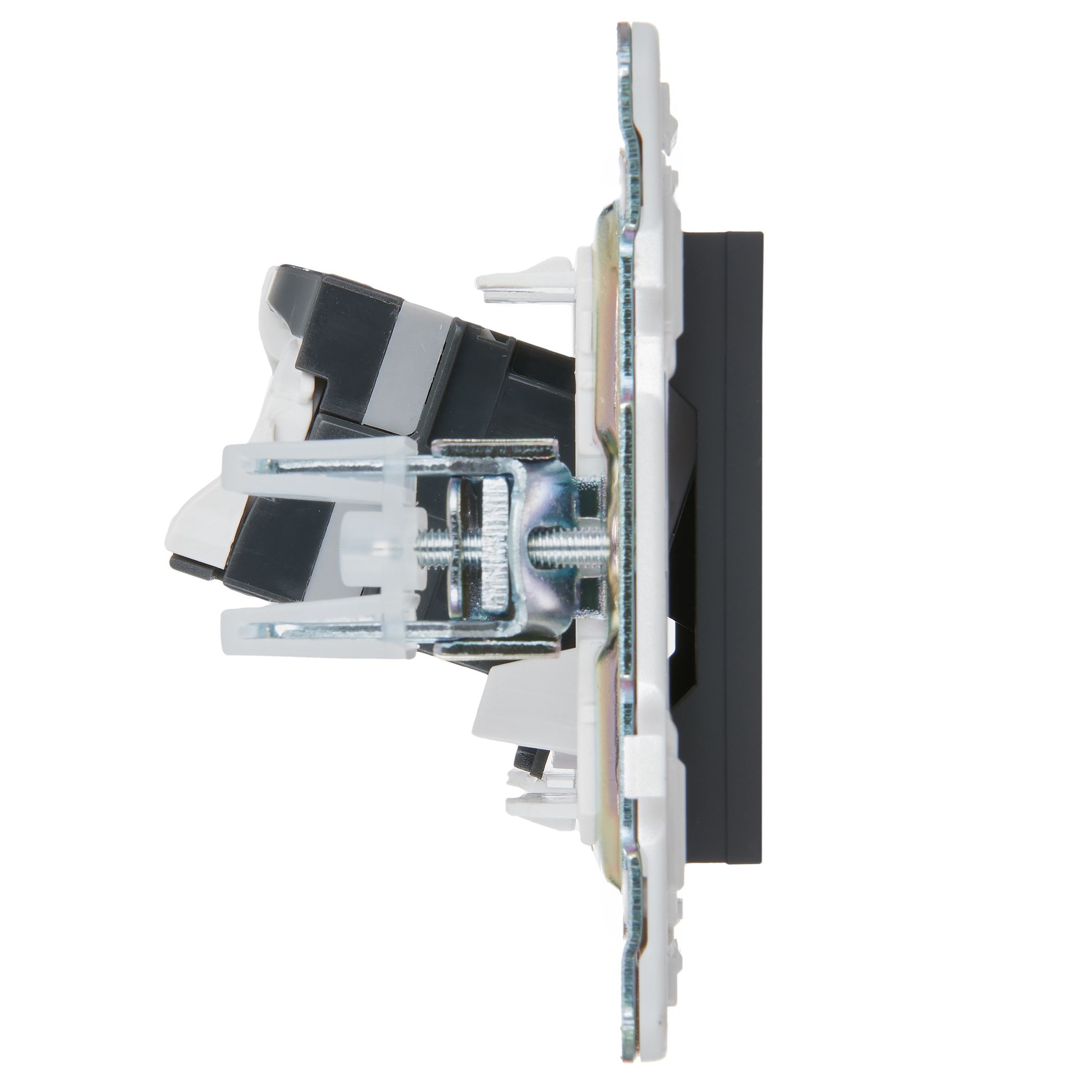 SKANDY Розетка компьютерная RJ45 кат.5E SK-K01G графит IEK — фото