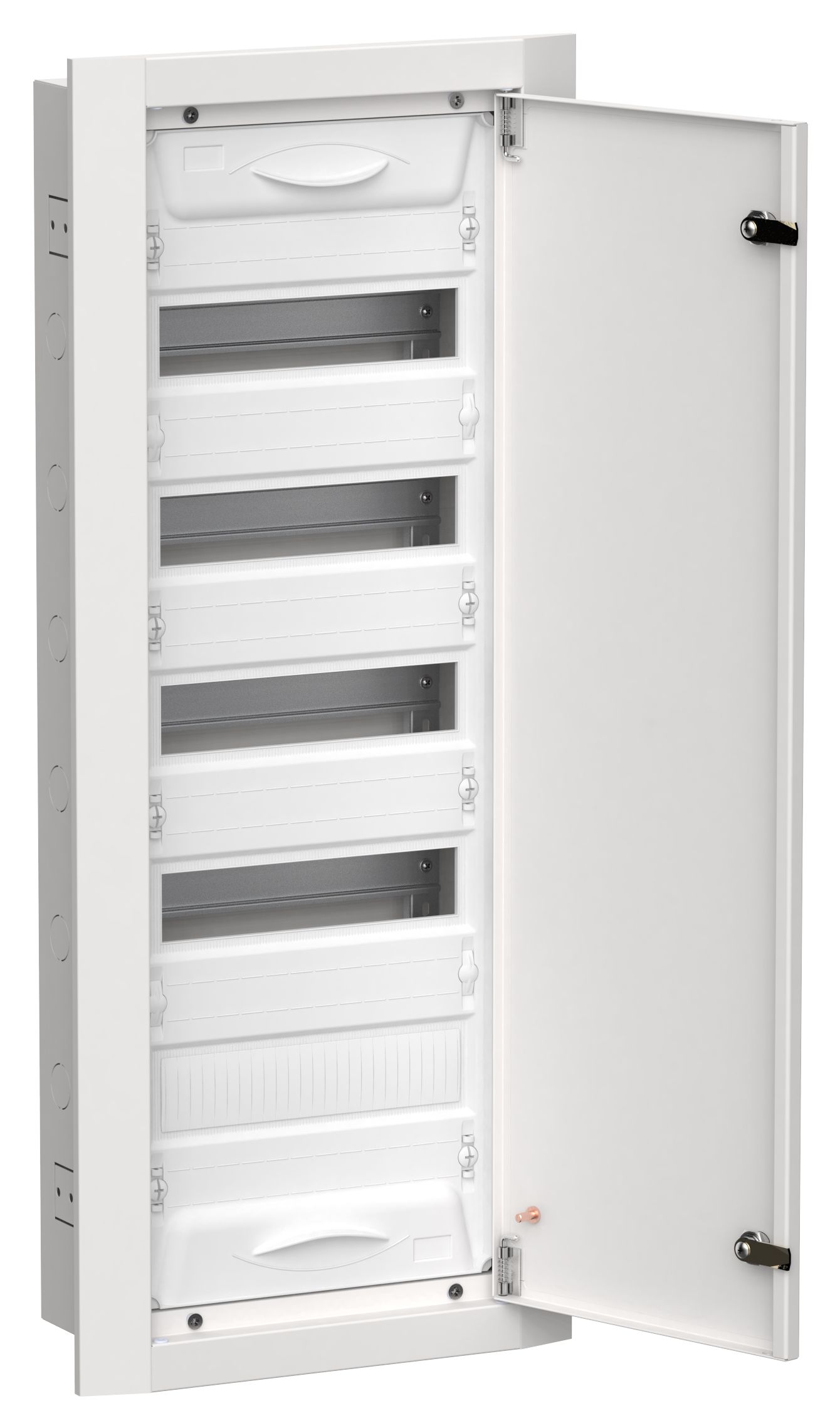 TITAN 5 Корпус металлический ЩРв-60 (1х60) 880х365х130мм IP31 белый (одна дверь) IEK
