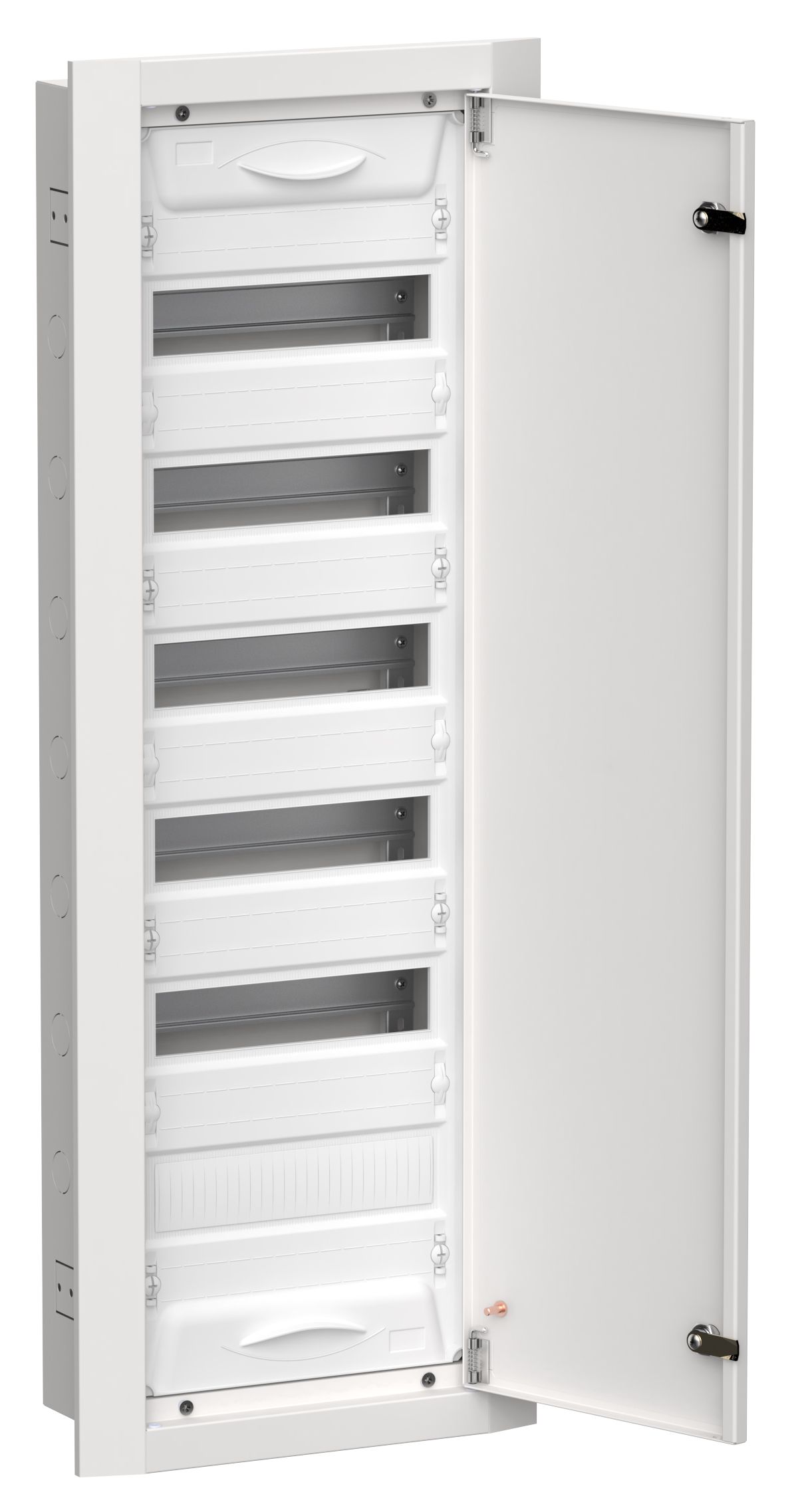 TITAN 5 Корпус металлический ЩРв-72 (1х72) 1005х365х130мм IP31 белый (одна дверь) IEK