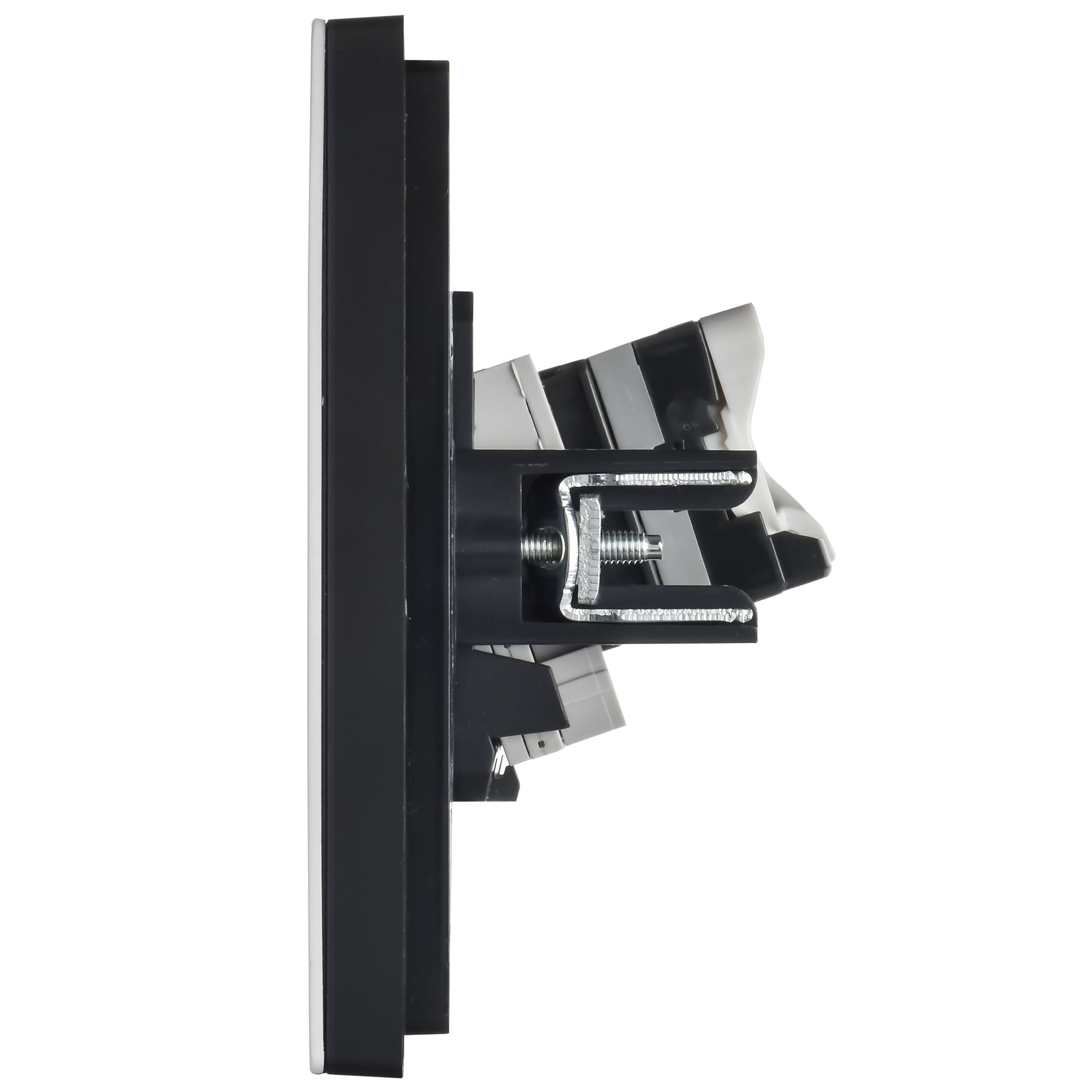 FORTE&PIANO Розетка двойная RJ11+RJ45 кат.5E FP235M металл белый IEK — фото