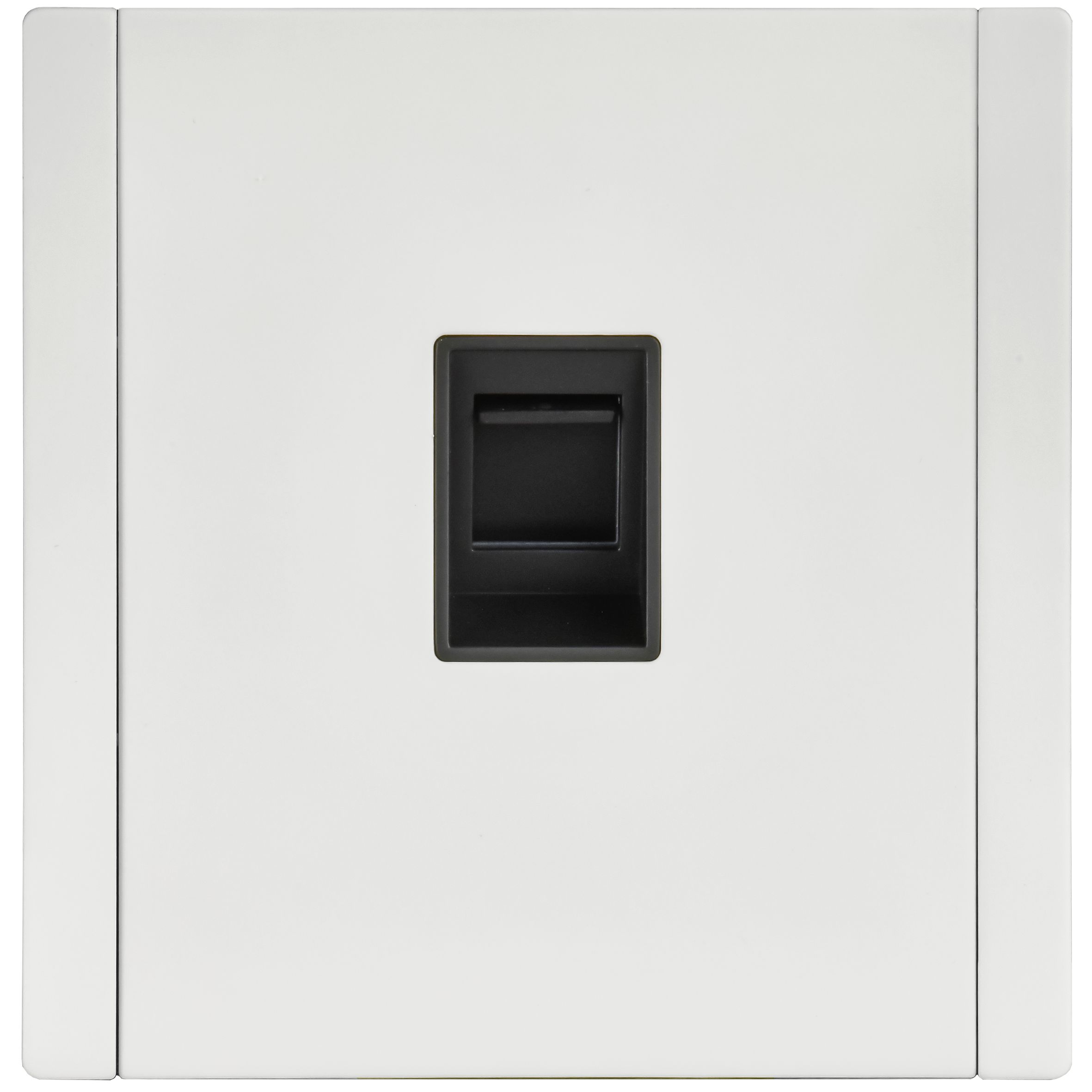 FORTE&PIANO Розетка компьютерная RJ45 кат.5E FP232M металл белый IEK — фото