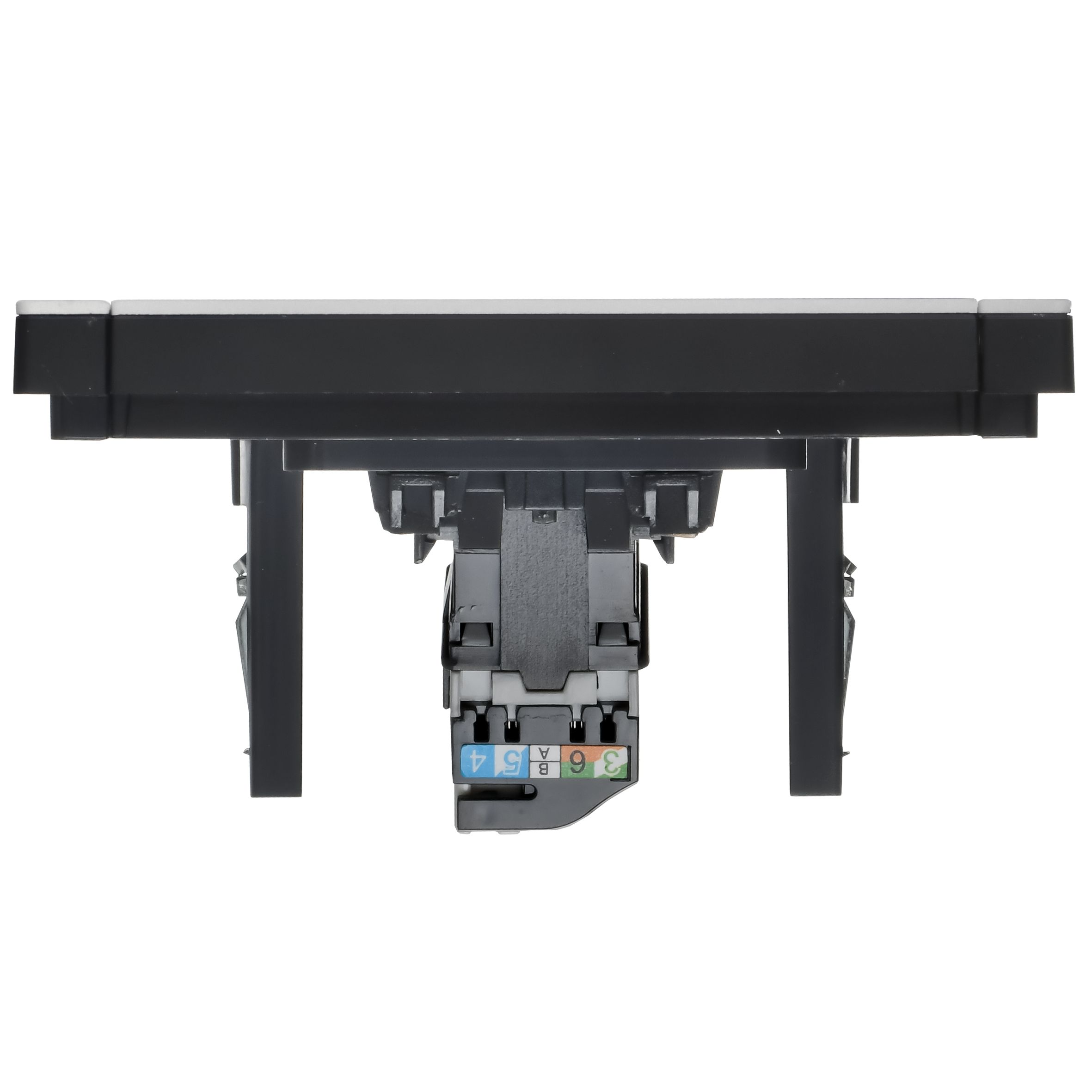 FORTE&PIANO Розетка компьютерная RJ45 кат.5E FP232M металл белый IEK — фото