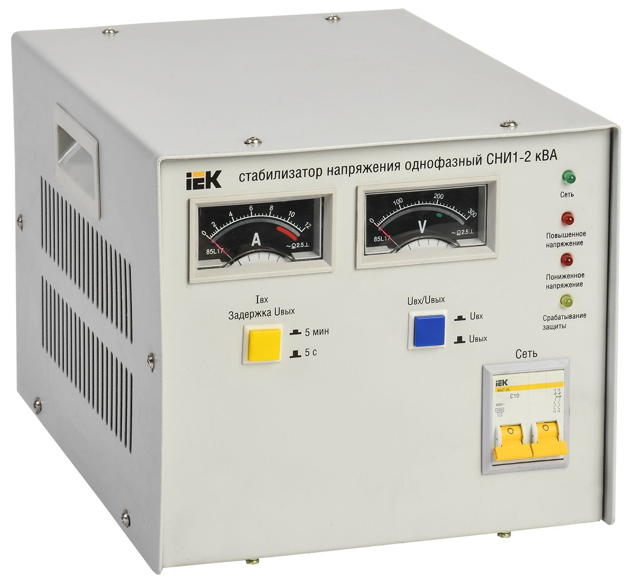 Стабилизатор напряжения однофазный СНИ1-2 кВА IEK