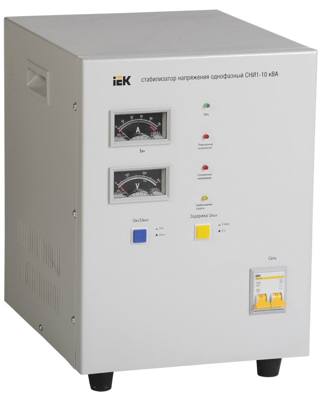 Стабилизатор напряжения однофазный СНИ1-10 кВА IEK