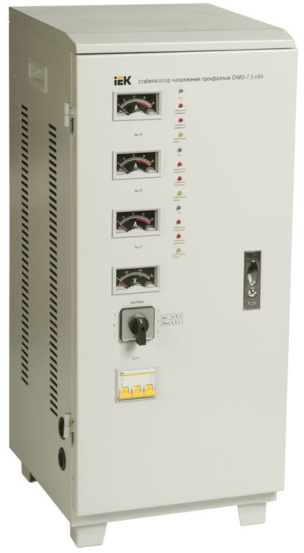 Стабилизатор напряжения трехфазный СНИ3-7,5 кВА IEK