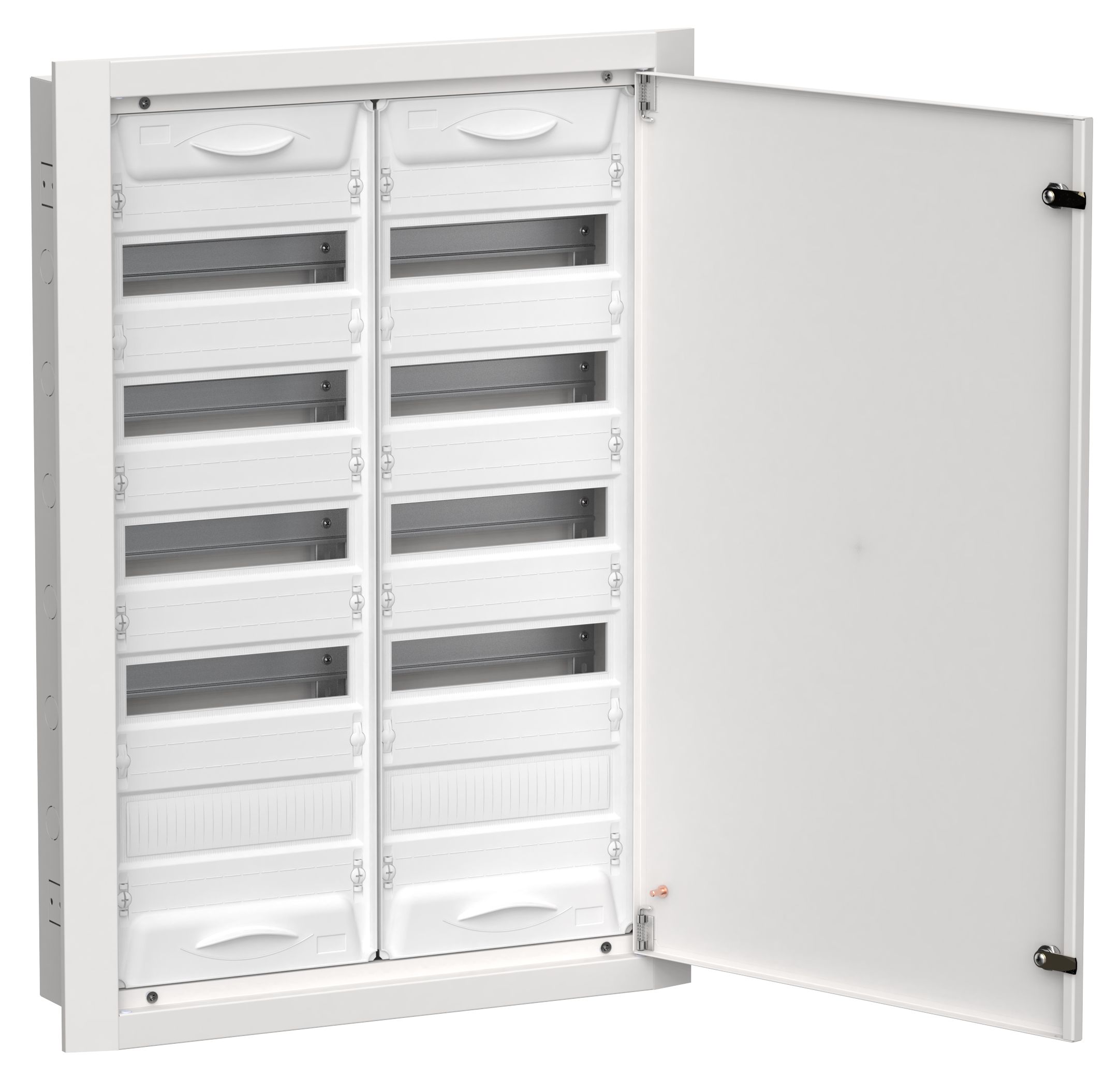 TITAN 5 Корпус металлический ЩРв-120 (2х60) 880х625х130мм IP31 белый (одна дверь) IEK