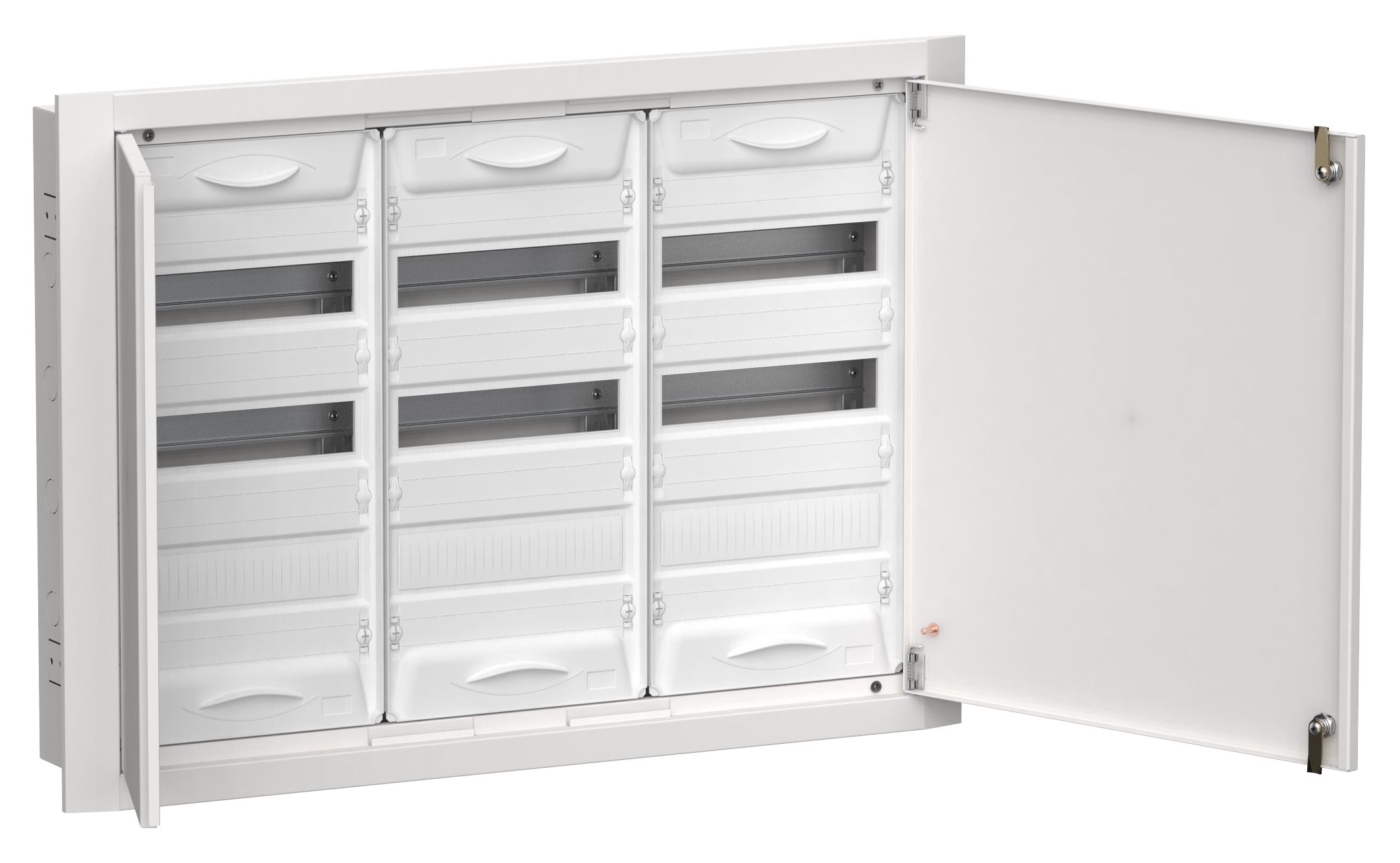 TITAN 5 Корпус металлический ЩРв-108 (3х36) 630х885х130мм IP31 белый (две двери) IEK