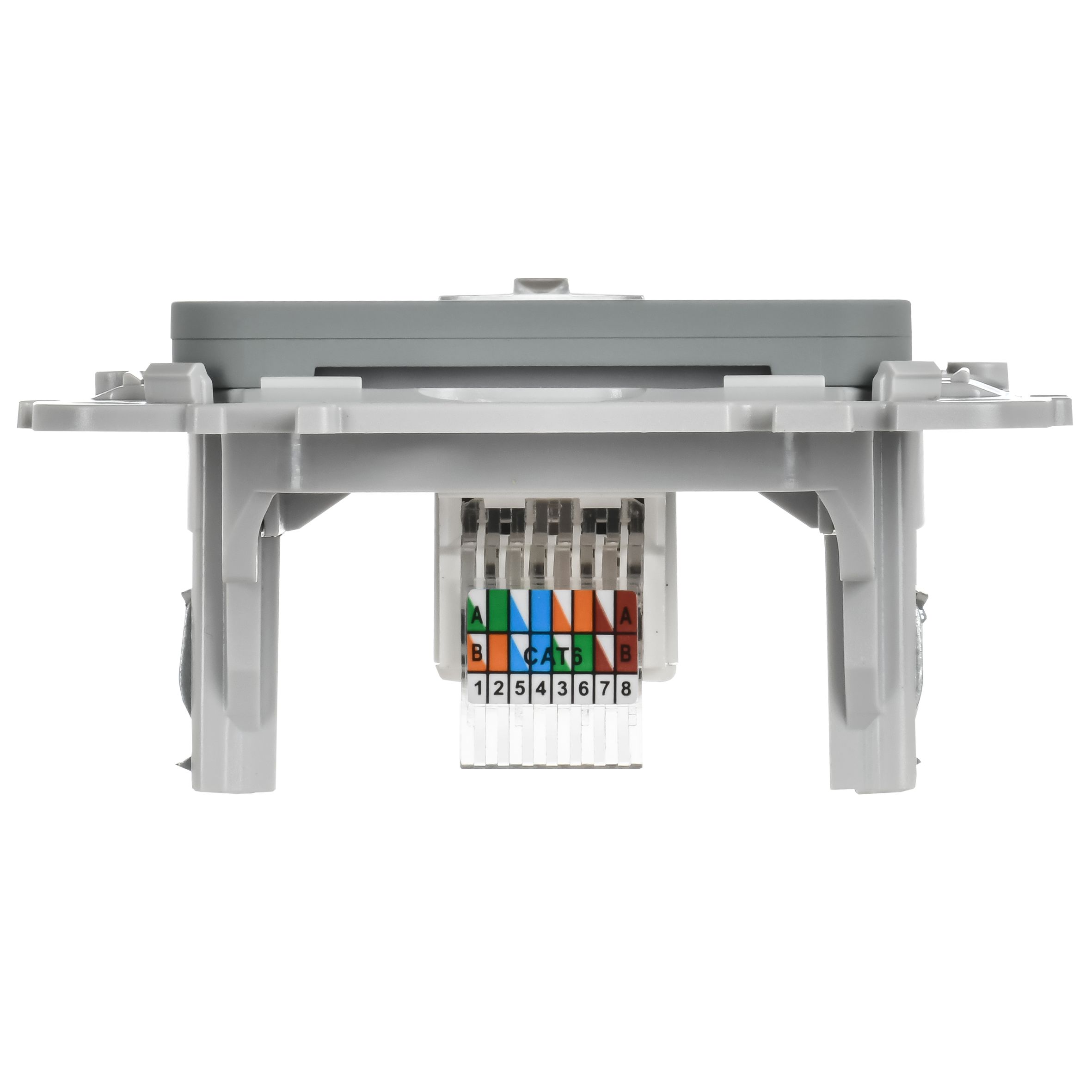 FLITE Розетка компьютерная RJ45 категория 6 UTP РК6-1-0-ФлС серый IEK — фото
