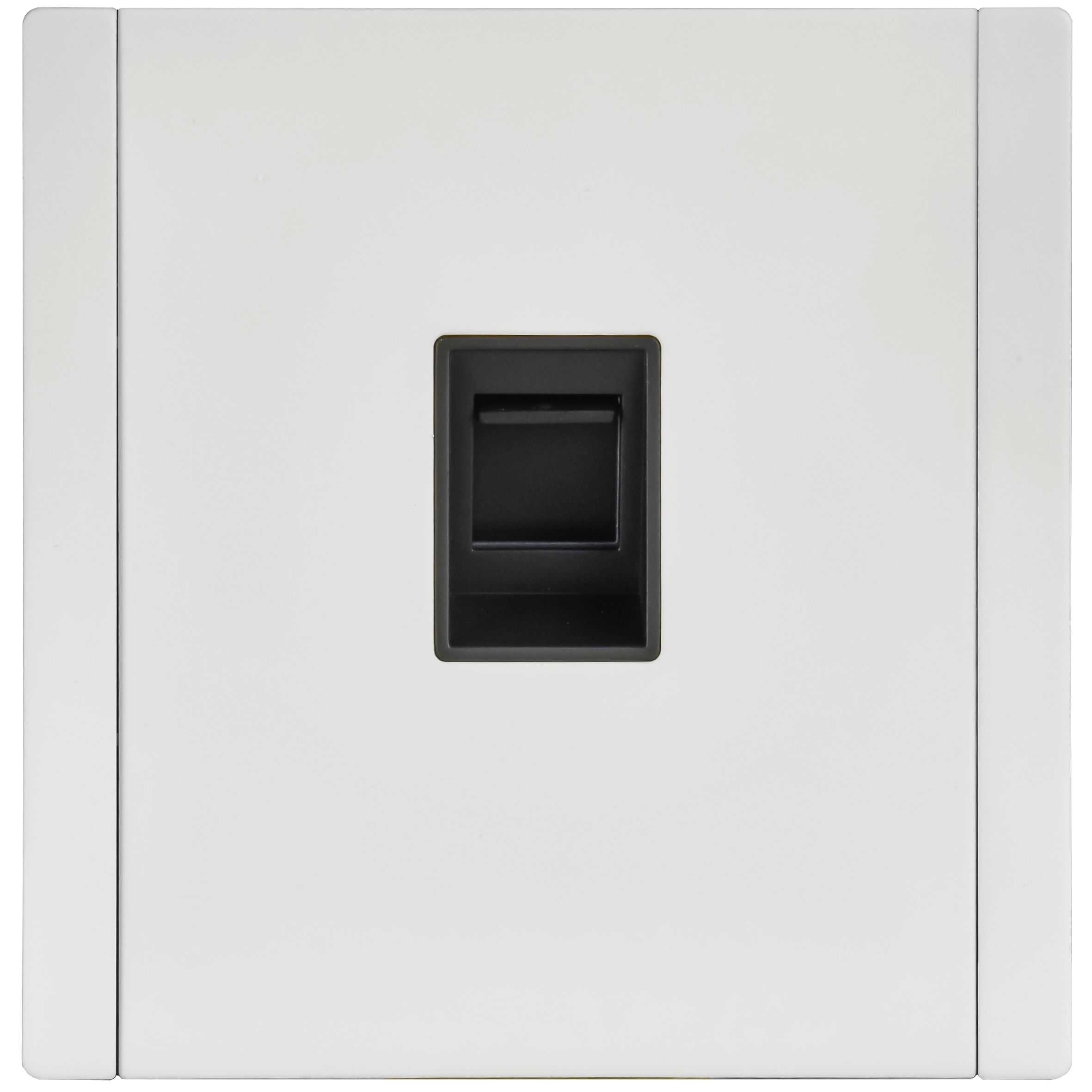 FORTE&PIANO Розетка компьютерная RJ45 кат.6 FP231M металл белый IEK — фото
