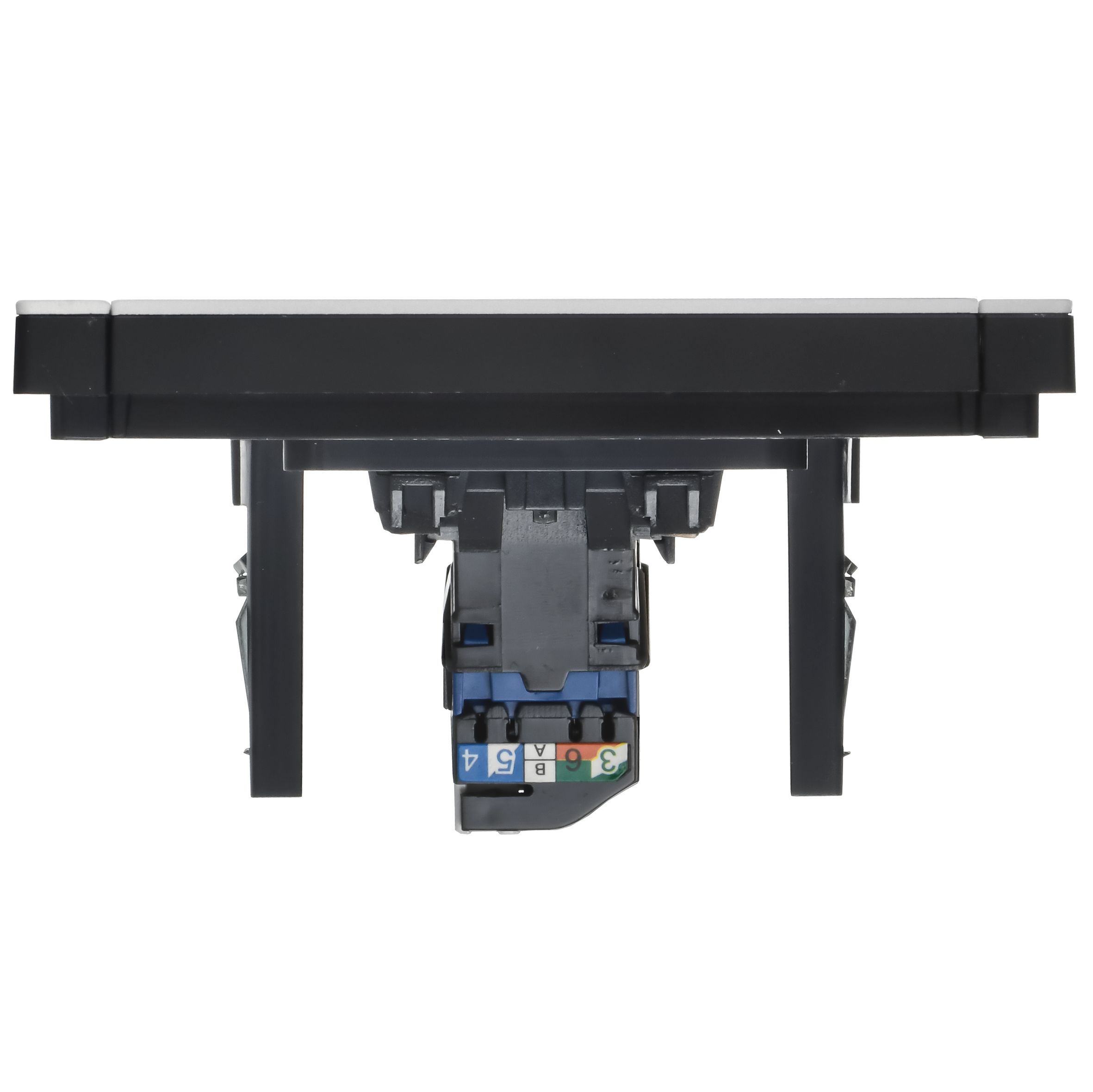 FORTE&PIANO Розетка компьютерная RJ45 кат.6 FP231M металл белый IEK — фото