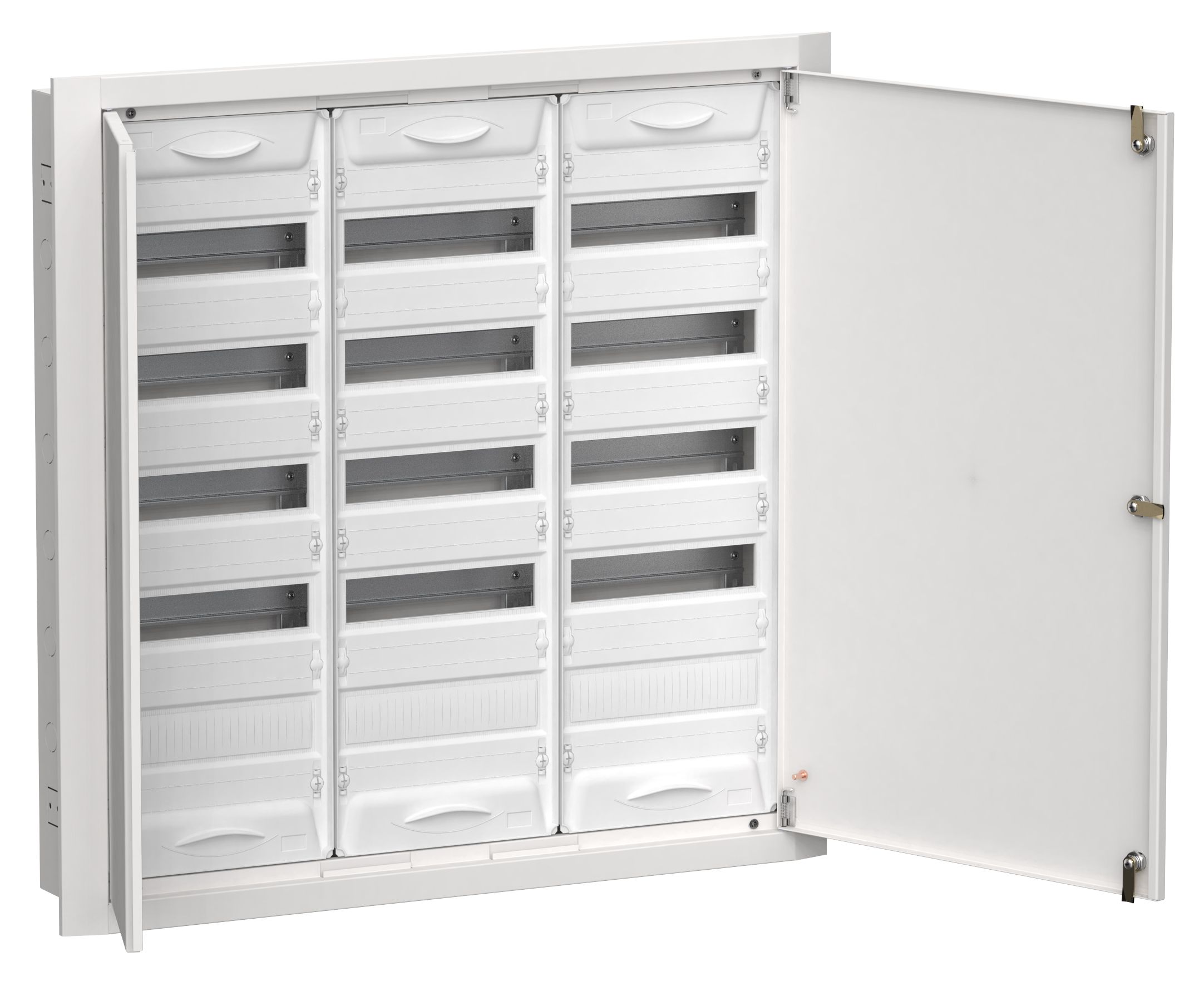 TITAN 5 Корпус металлический ЩРв-180 (3х60) 880х885х130мм IP31 белый (две двери) IEK