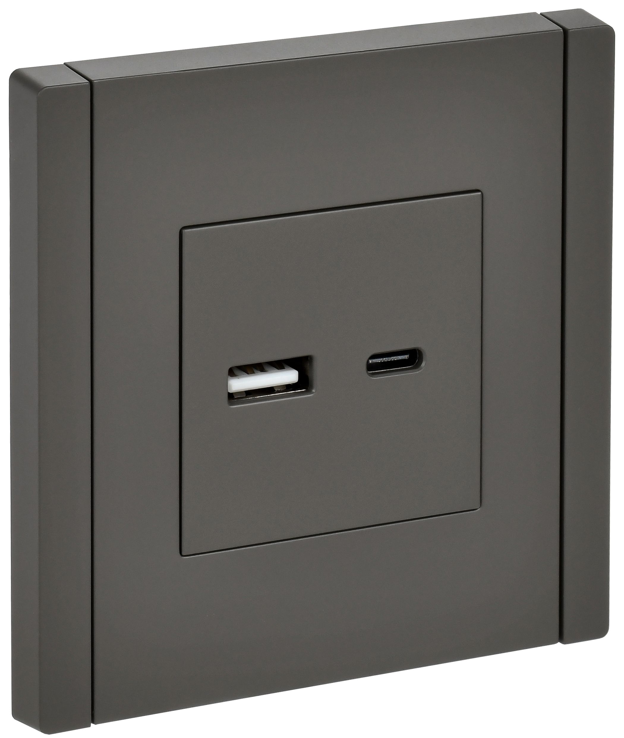 FORTE&PIANO Розетка USB A+C 18Вт FP351 серый IEK — фото