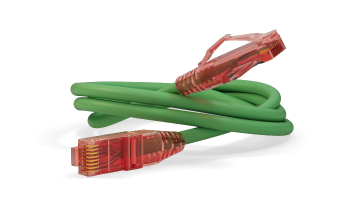Hyperline PC-LPM-UTP-RJ45-RJ45-C5e-5M-LSZH-GN Патч-корд RJ-45/RJ-45, неэкранированный U/UTP, категория 5e (100% Fluke Component Tested), 24AWG, LSZH, 5 м, зеленый