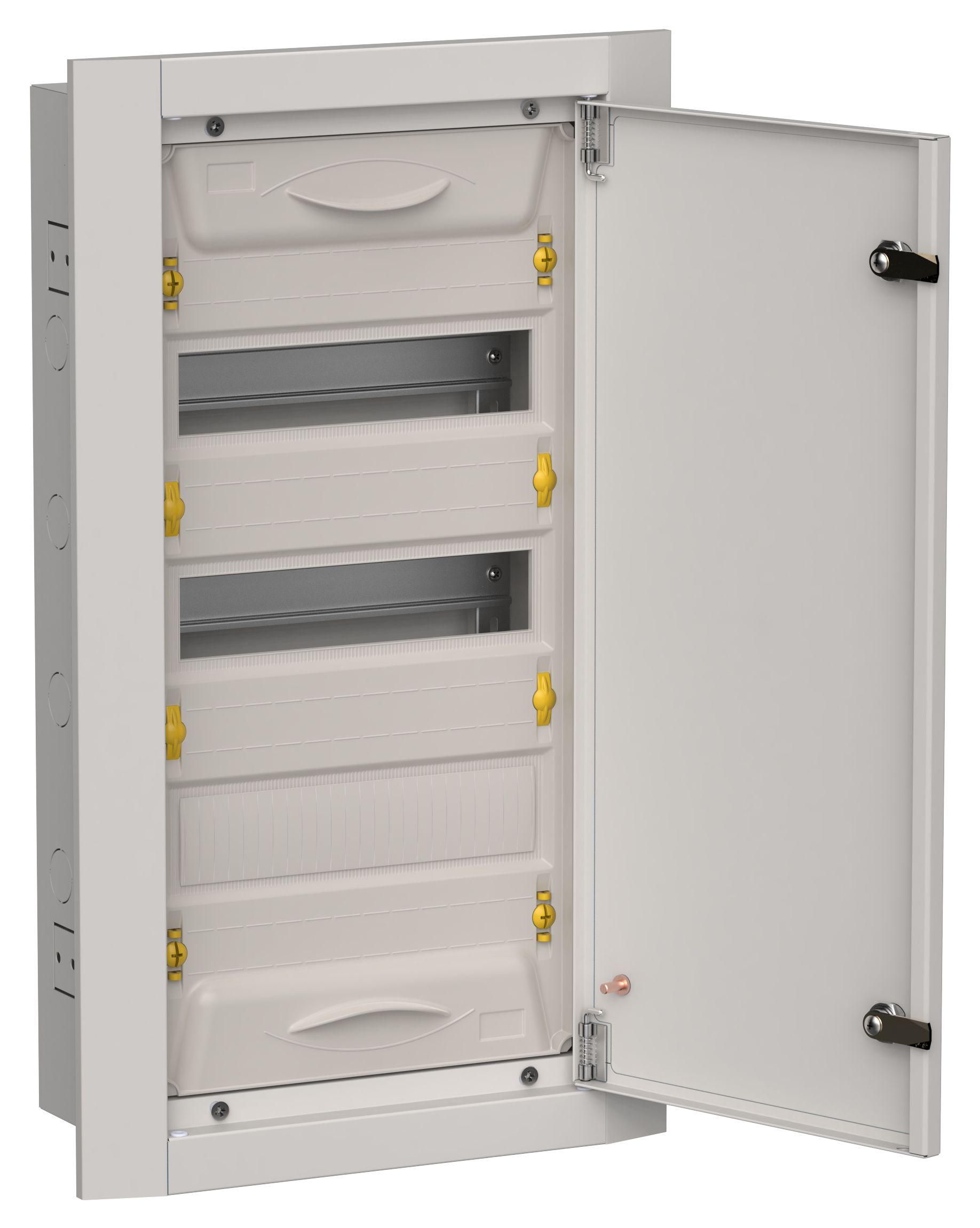 TITAN 5 Корпус металлический ЩРв-36 (1х36) 630х365х130мм IP31 серый (одна дверь) IEK