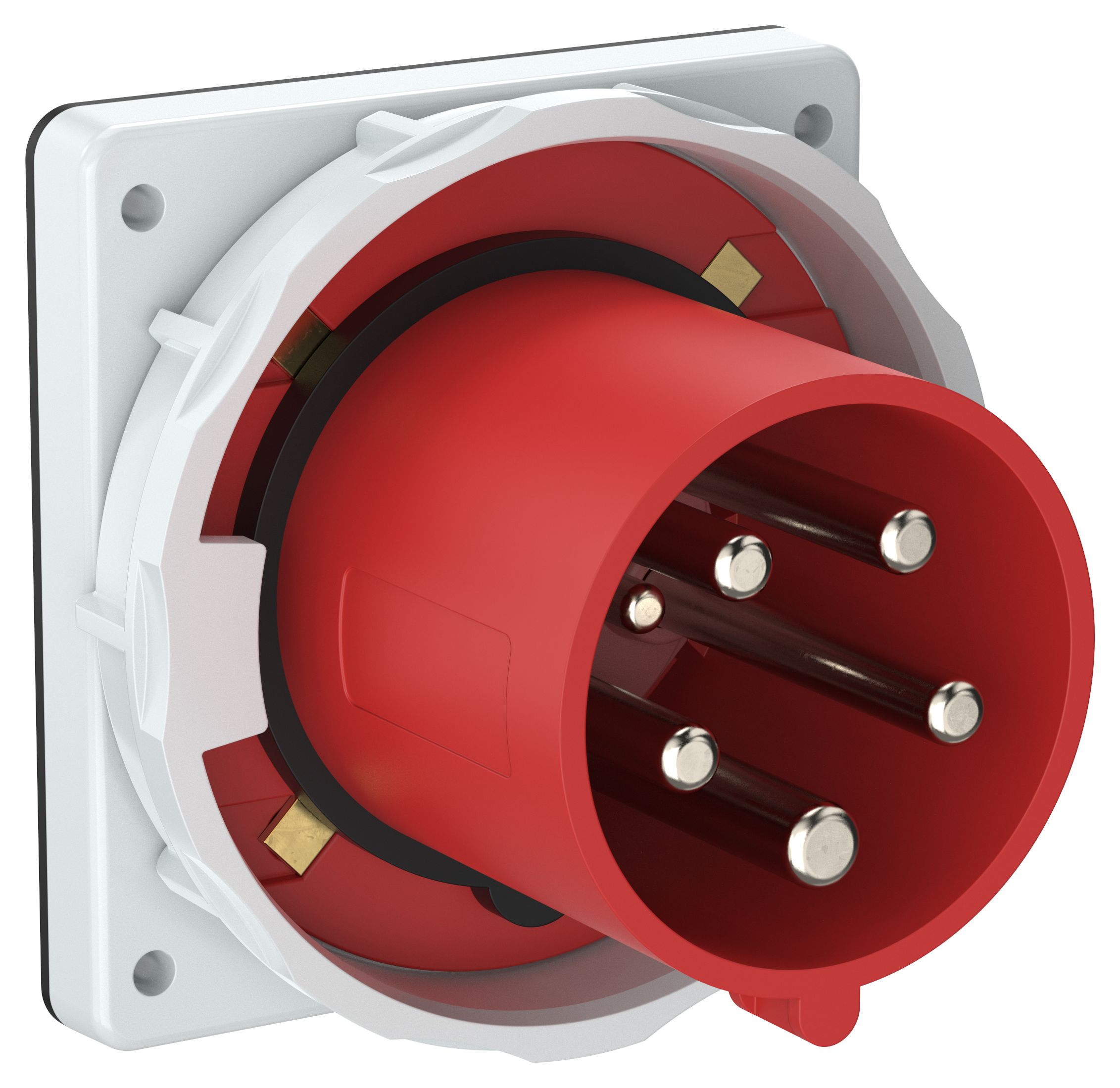 Вилка встраиваемая ССИ-3352 63А-6ч 380В 3P+PE+N IP67 IEK
