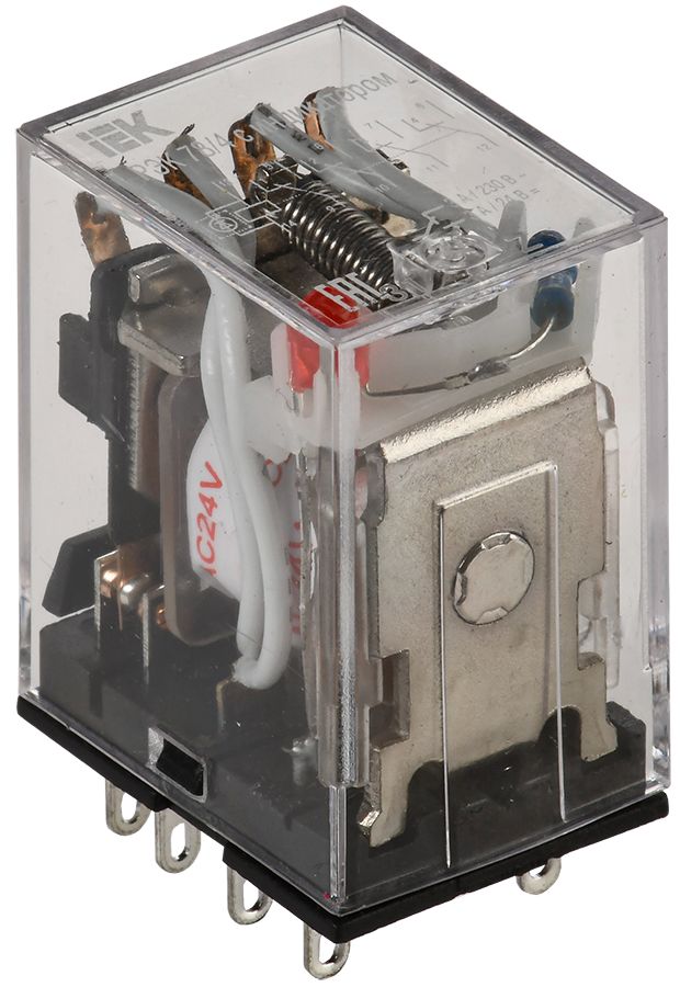 Реле РЭК78/4 с индикацией 3А 24В AC IEK